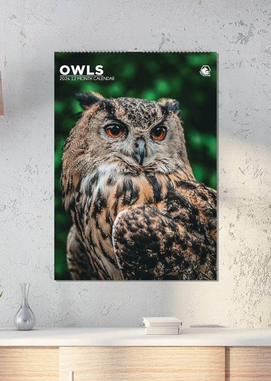 Owls Calendar 2026 – A Year of Enchantment and Wisdom