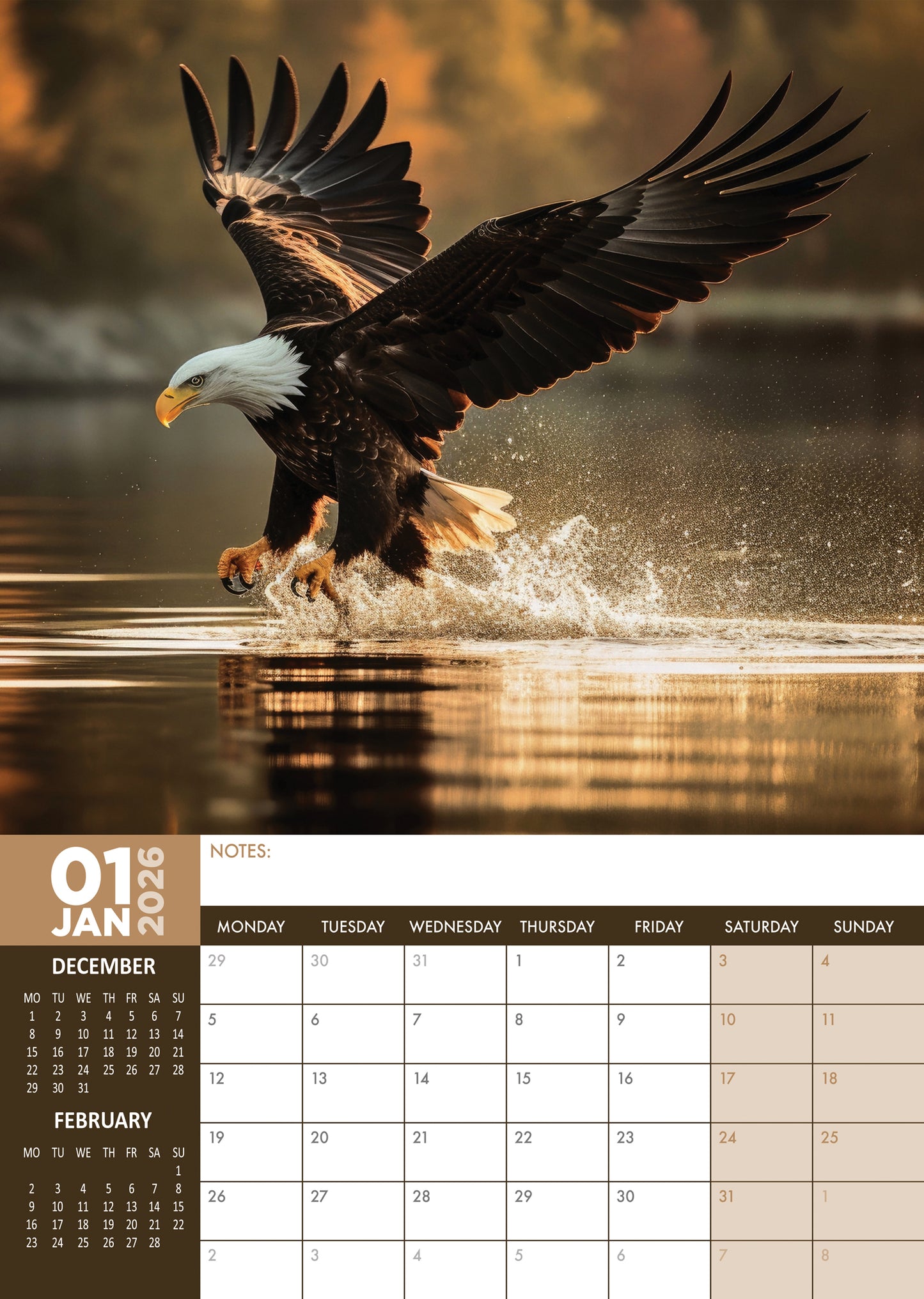 Wildlife Calendar 2026 – Explore the Beauty of Nature All Year Long