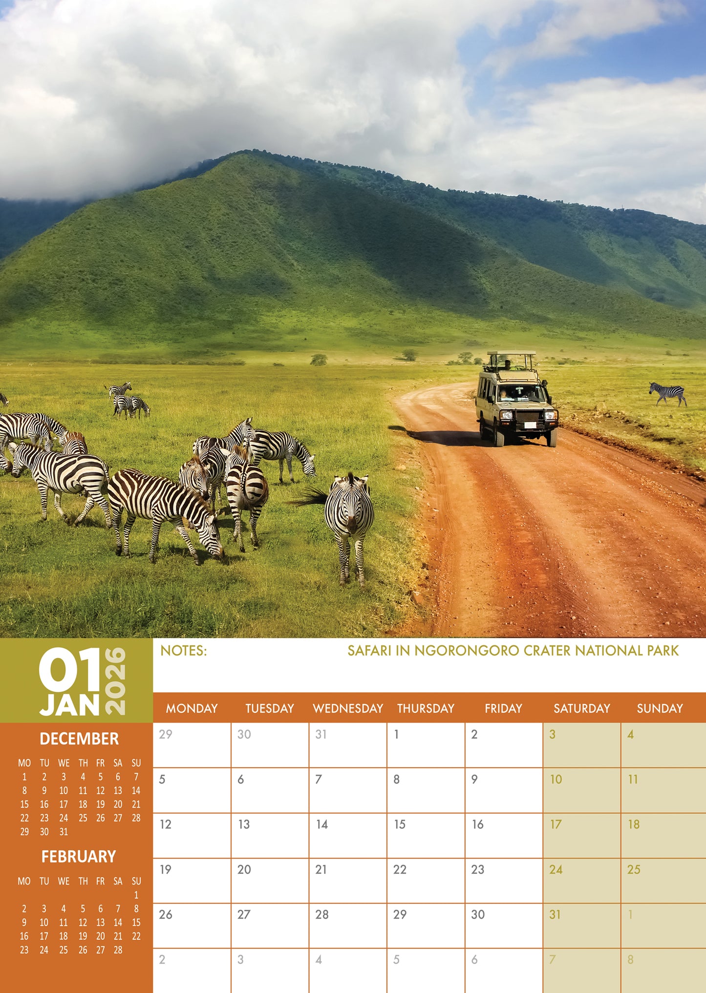 Africa Calendar 2026 – A Journey Through the Heart of the Continent