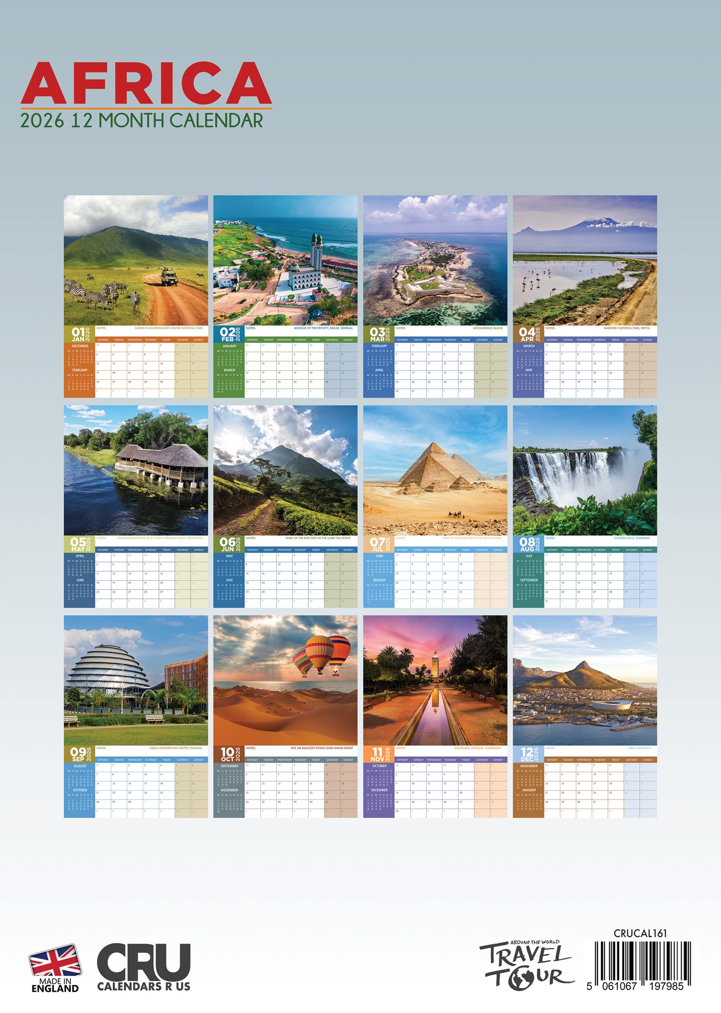 Africa Calendar 2026 – A Journey Through the Heart of the Continent