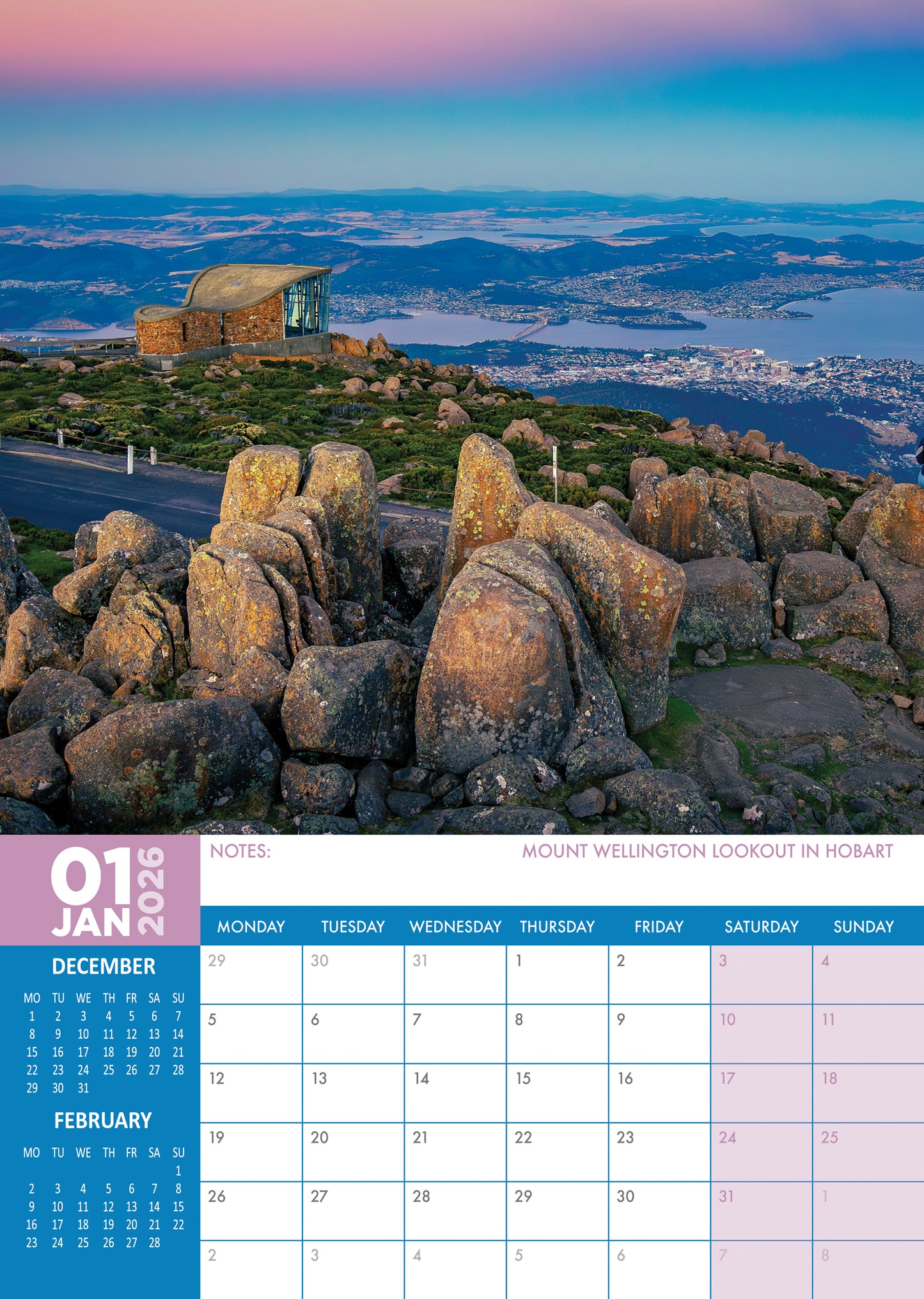 Australia Calendar 2026 – Explore the Wonders of the Land Down Under All Year Round