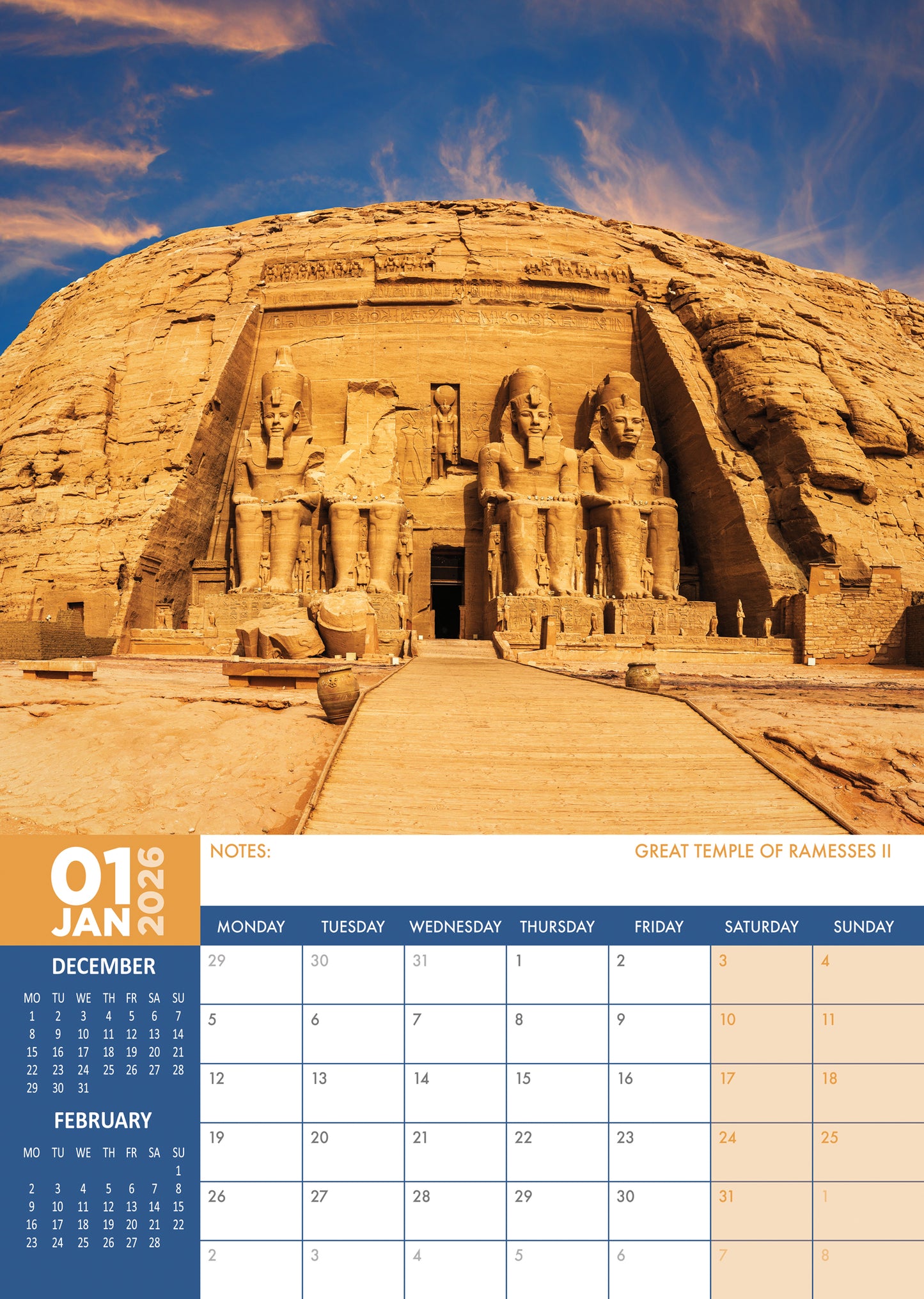 Egypt Calendar 2026 – A Journey Through the Heart of the Continent