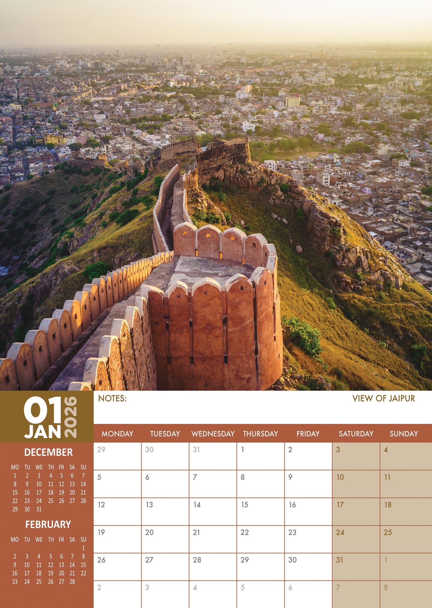 India Calendar 2026 – A Journey Through Colours, Culture, and Timeless Beauty