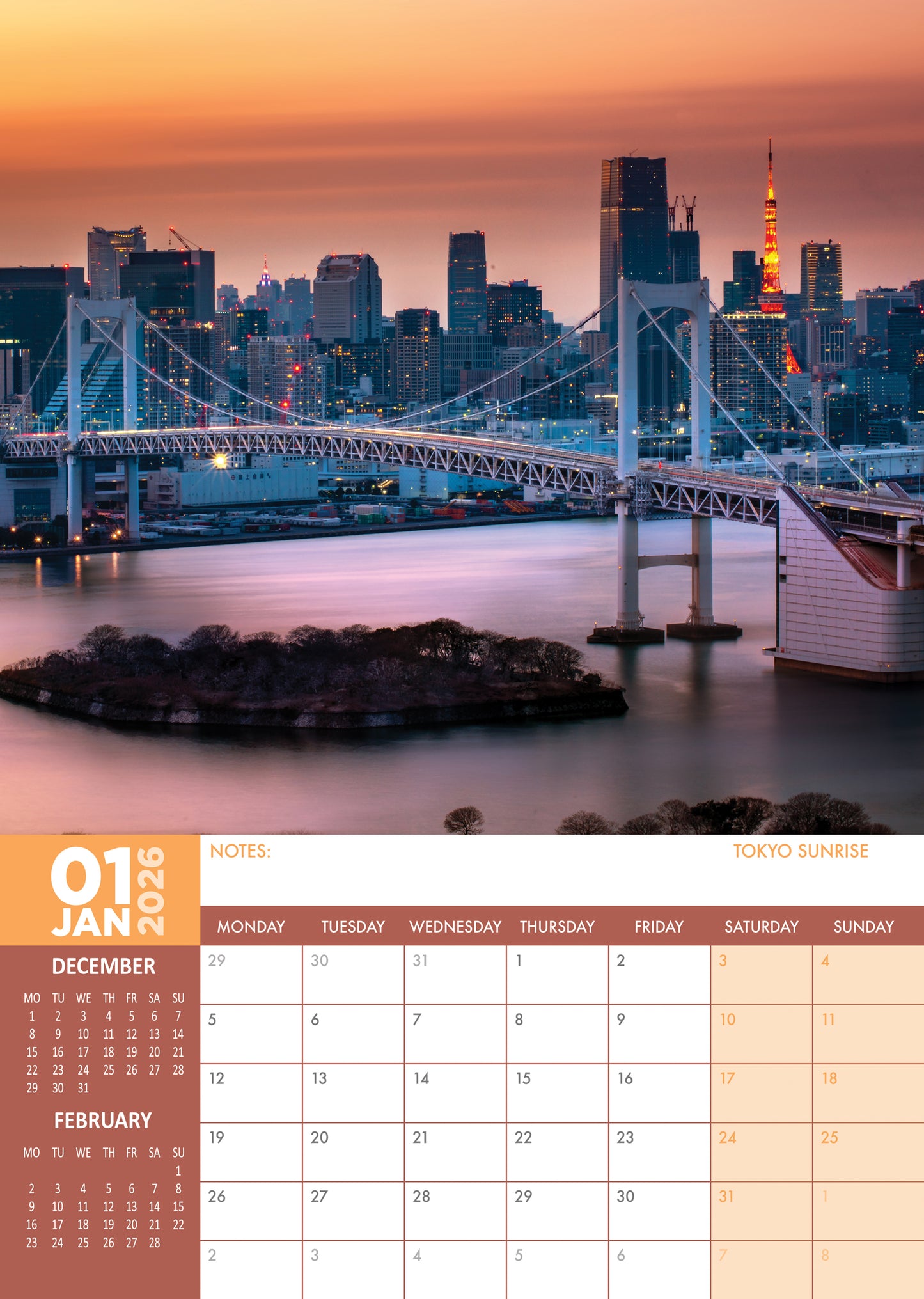 Japan Calendar 2026 – A Year of Tranquillity, Tradition, and Modern Wonders