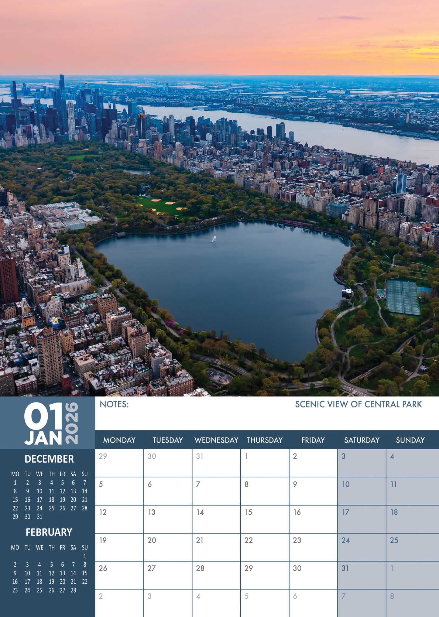 New York Calendar 2026 – A Year in the City That Never Sleeps