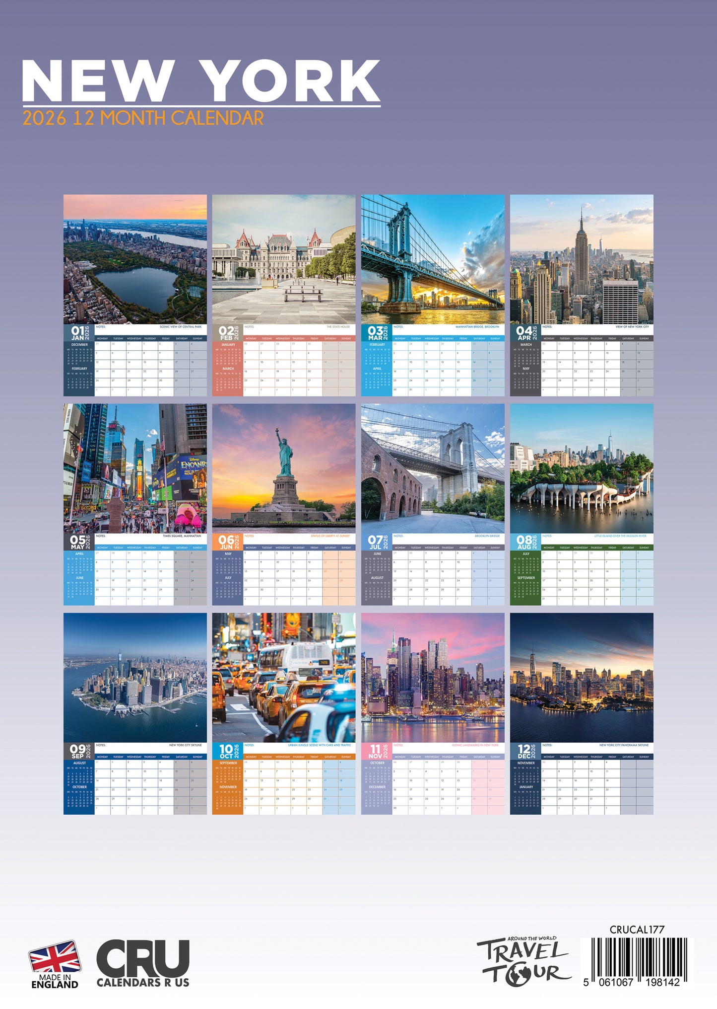 New York Calendar 2026 – A Year in the City That Never Sleeps