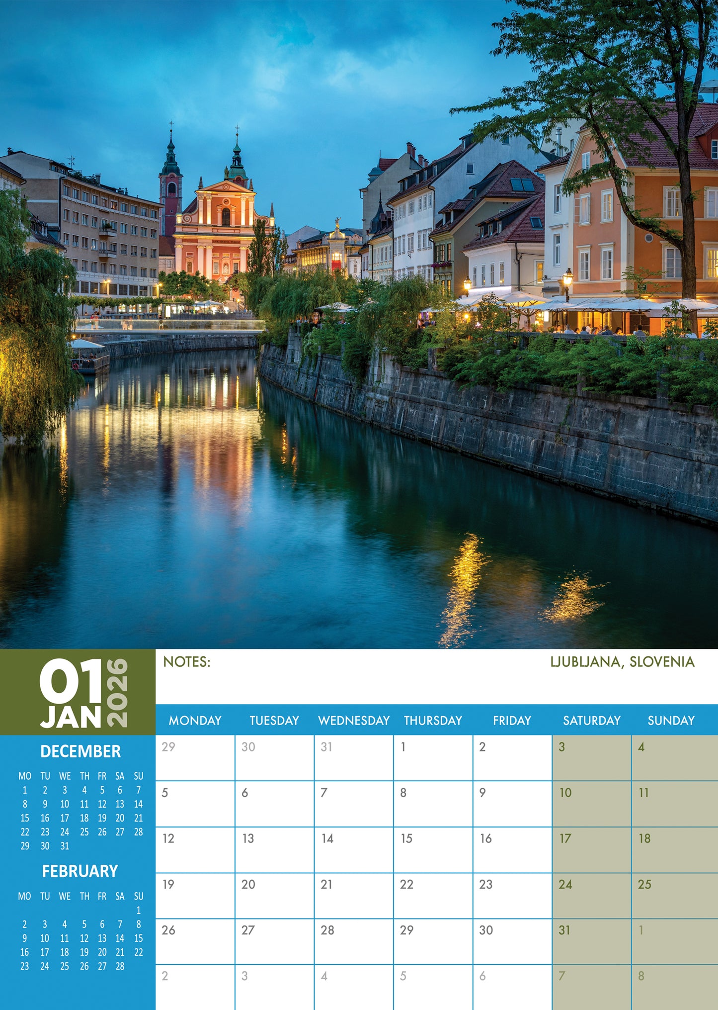 Romantic Europe Calendar 2026 – A Year of Passion, Charm, and Timeless Destinations
