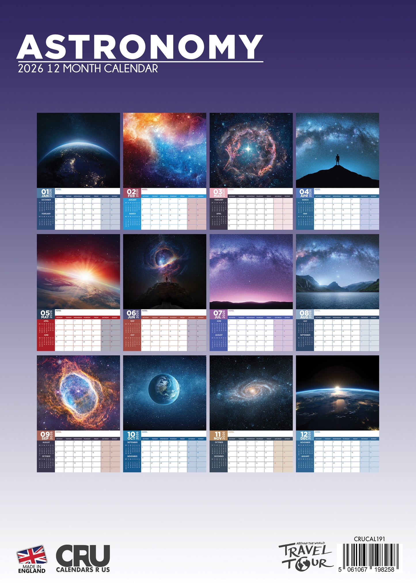 Astronomy Calendar 2026 – Explore the Wonders of the Universe All Year Long