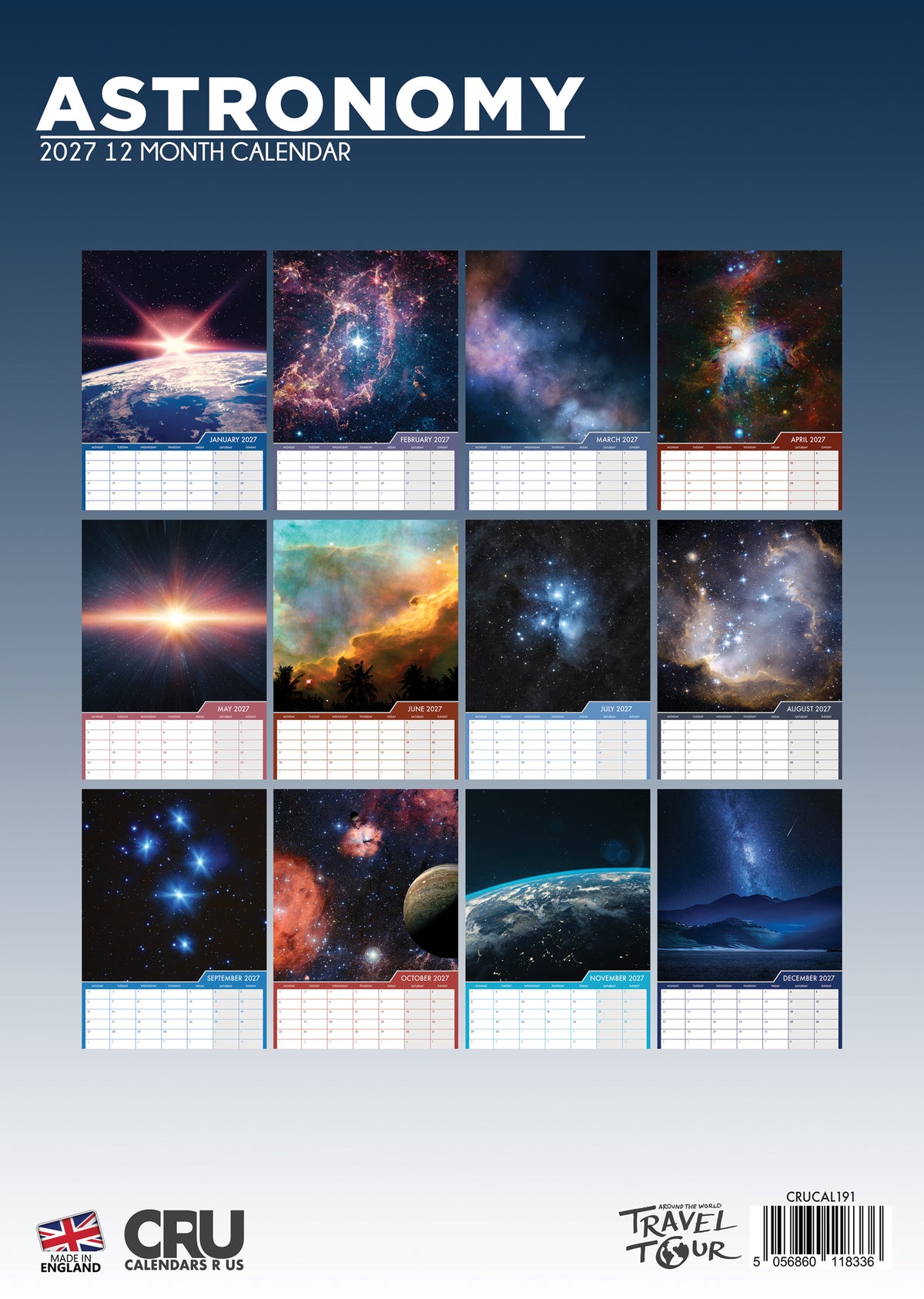 Astronomy Calendar 2027 – Explore the Wonders of the Universe All Year Long