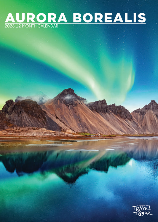 Aurora Borealis Calendar 2026 – Witness the Majestic Light Show of the Arctic Skies