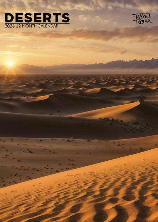 Deserts Calendar 2026 – Discover the Endless Beauty of Earth’s Most Mysterious Landscapes