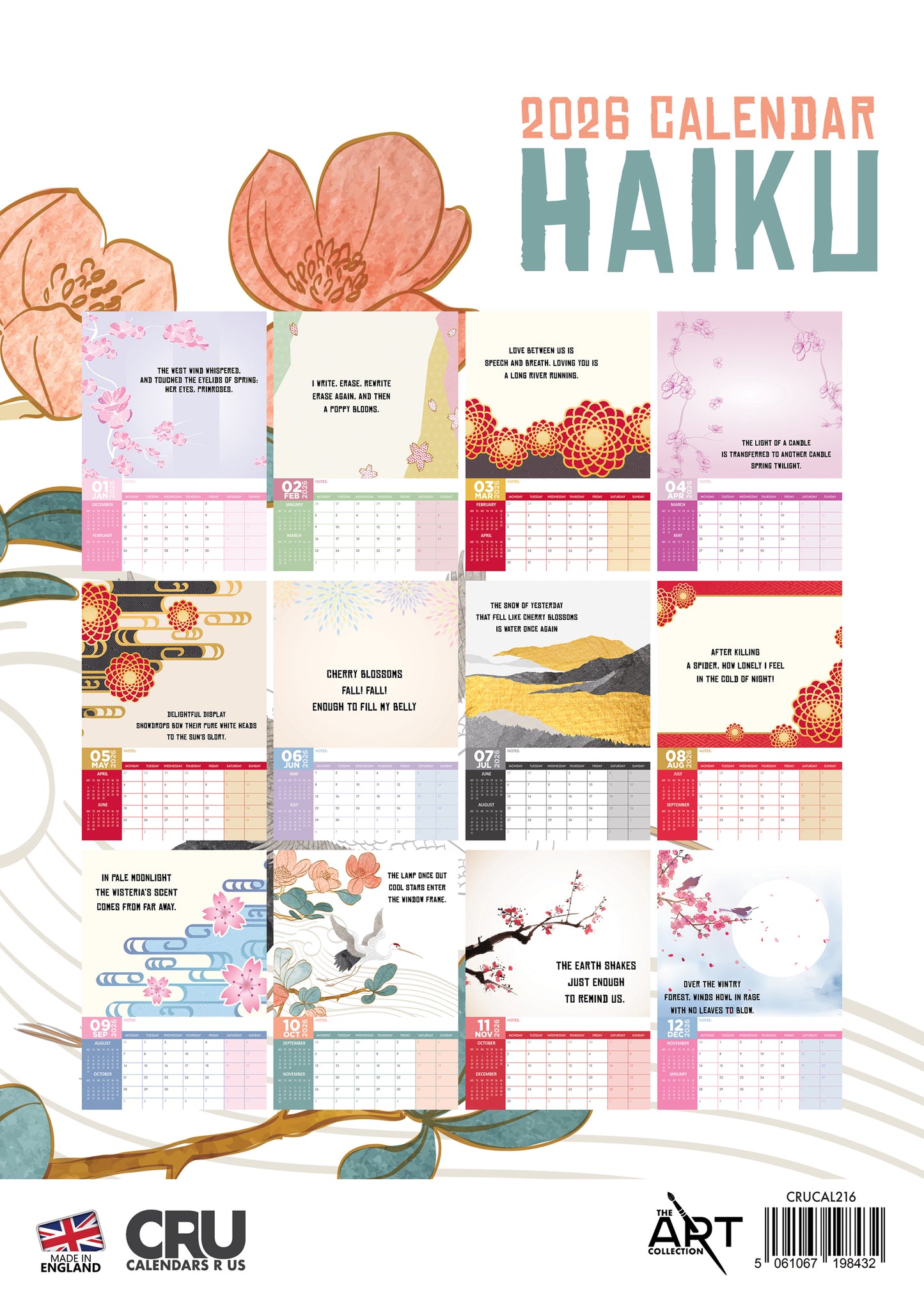 Haiku Calendar 2026 – A Year of Peace, Nature, and Poetic Reflection