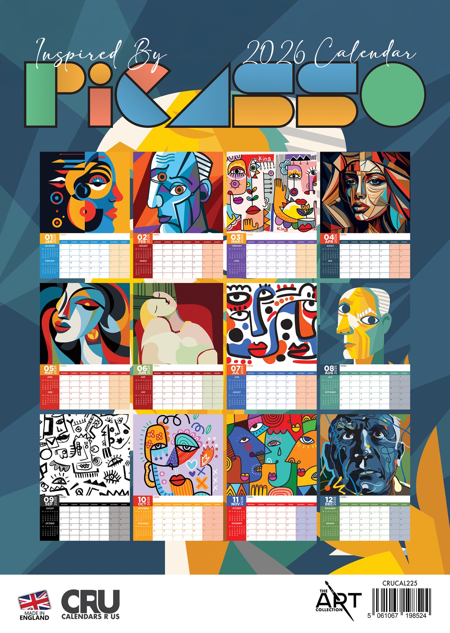 Picasso Calendar 2026 – A Year of Artistic Genius and Innovation