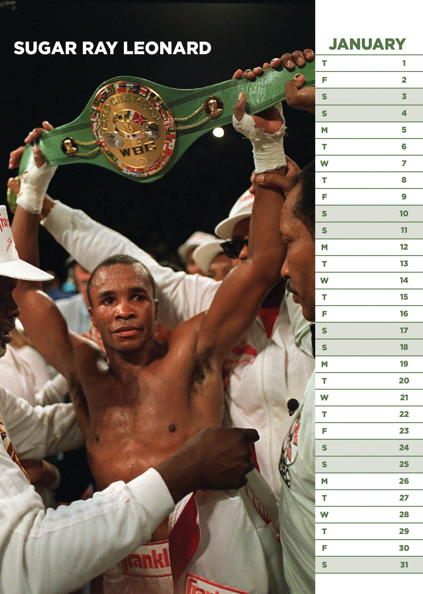 Boxing Legends Calendar 2026 – A Year of Power, Glory & Greatness