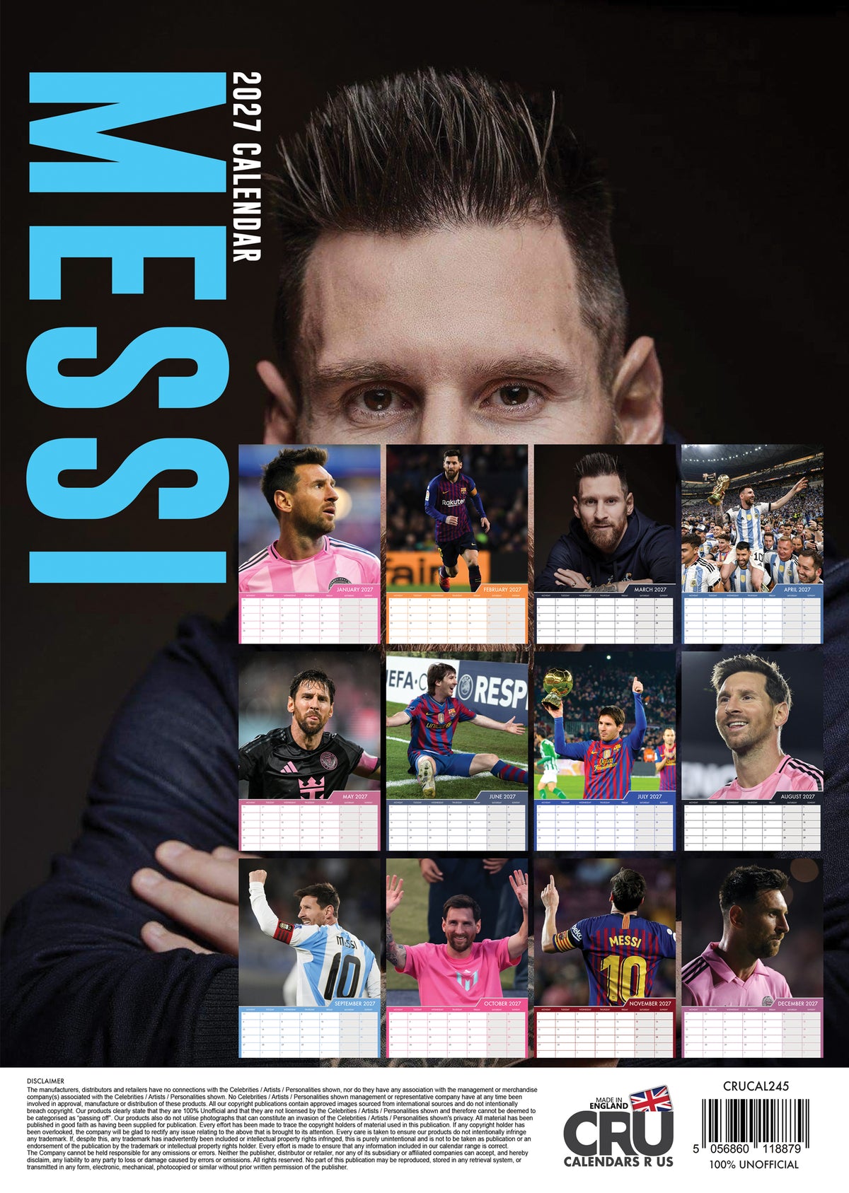 Messi Calendar 2027 – A Year of Magic, Mastery & Greatness