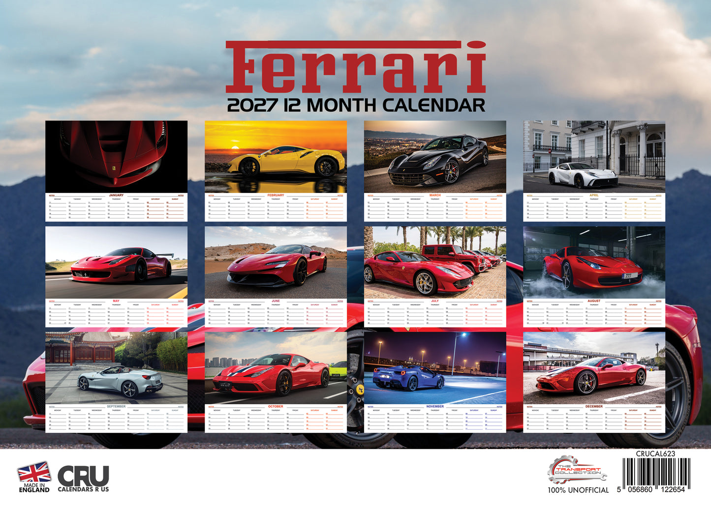 Ferrari Calendar 2027 – A Year of Pure Automotive Excellence