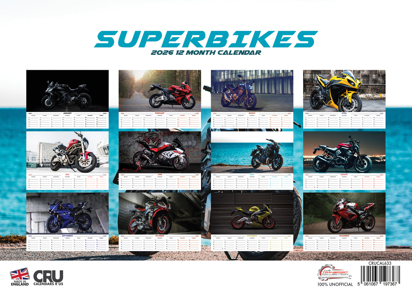 Superbikes Calendar 2026 – A Thrilling Ride into the World of Speed