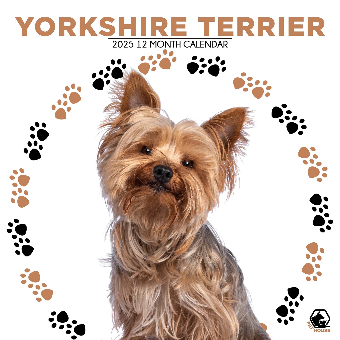 Yorkshire Terrier Calendar Square 2026