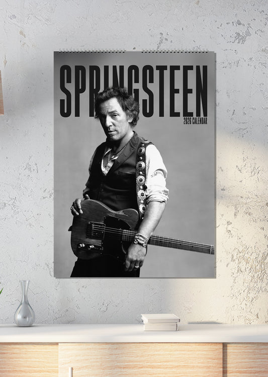 Bruce Springsteen Calendar 2026 – A Year of Rock ‘n’ Roll Legends and Heartfelt Stories
