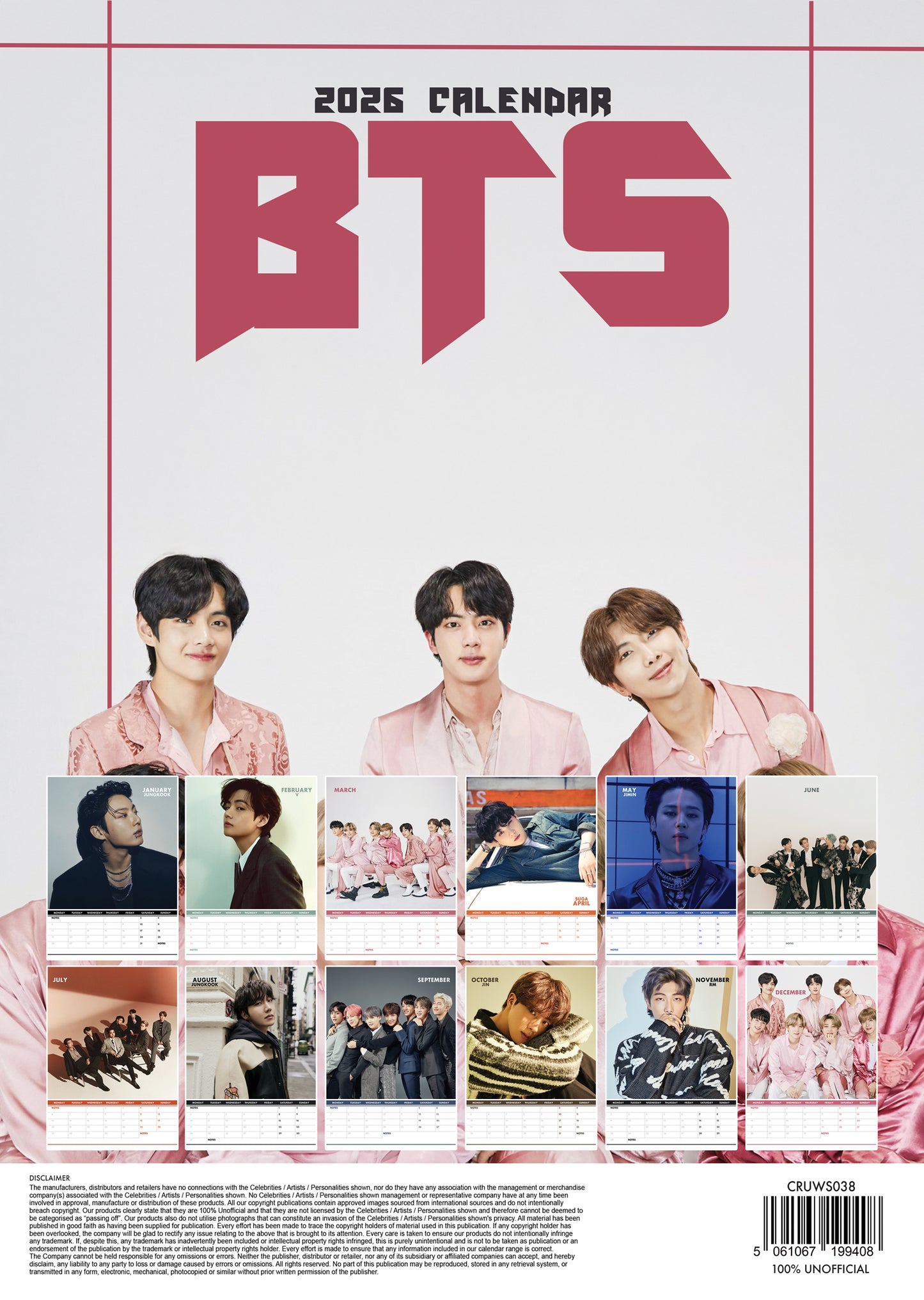 BTS Calendar 2026 – A Year of Global Phenomenon and Iconic Moments