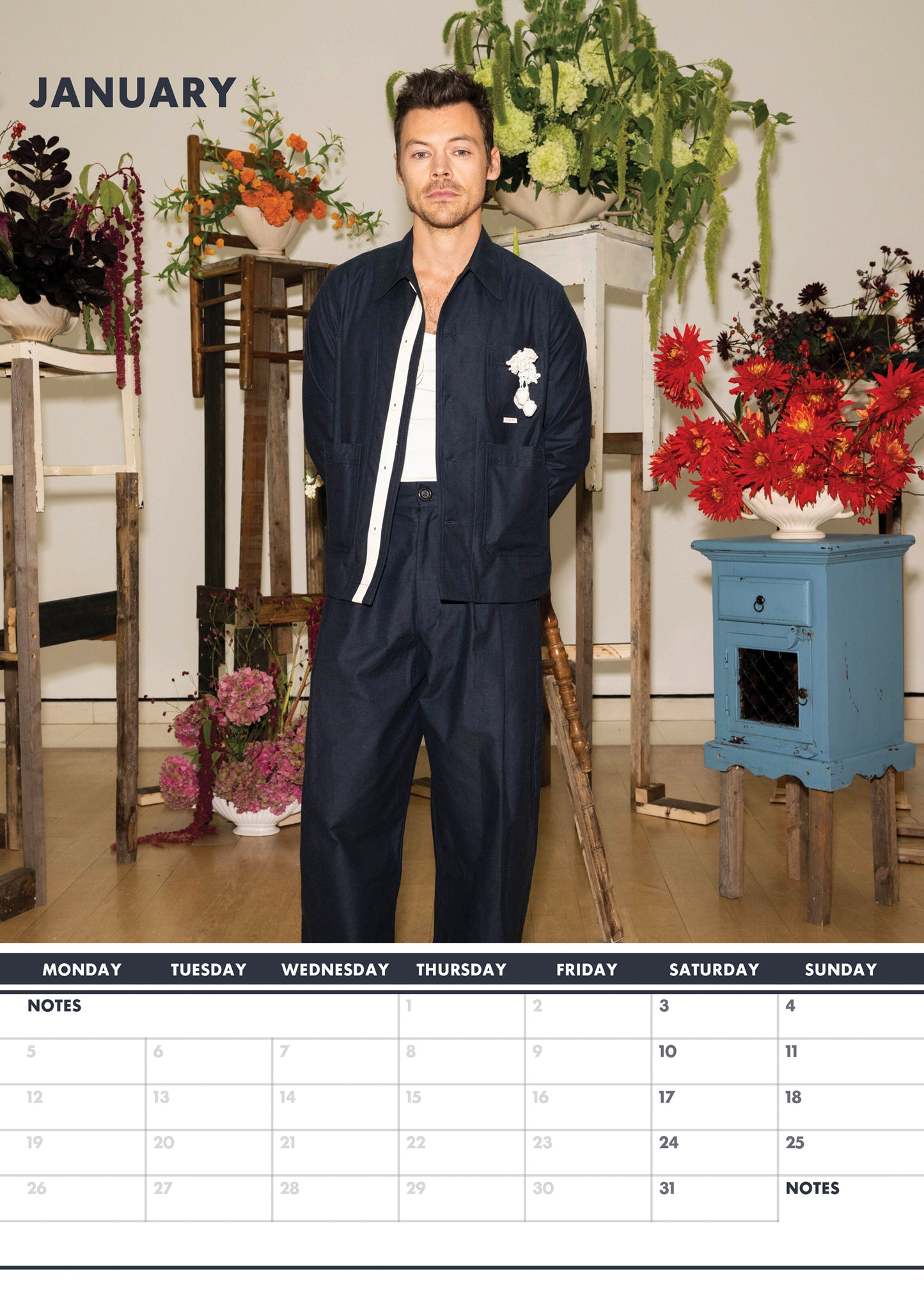 Harry Styles Calendar 2026 – A Year of Style, Music, and Heartfelt Moments