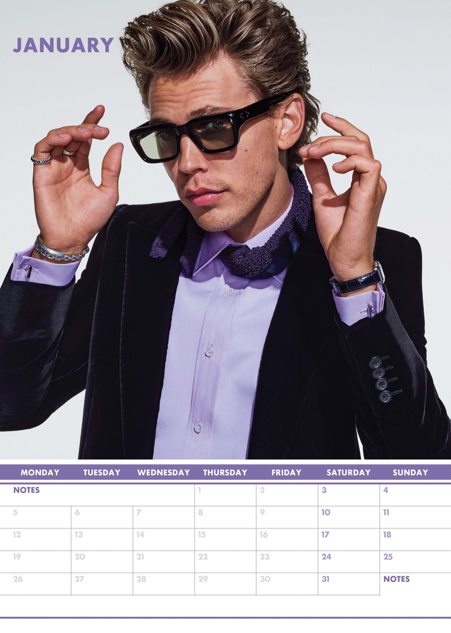 Austin Butler Calendar 2026 – A Year of Style, Talent & Star Quality