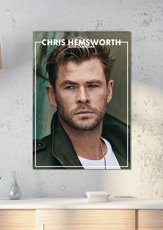 Chris Hemsworth Calendar 2026 – A Year of Strength, Style & Star Power