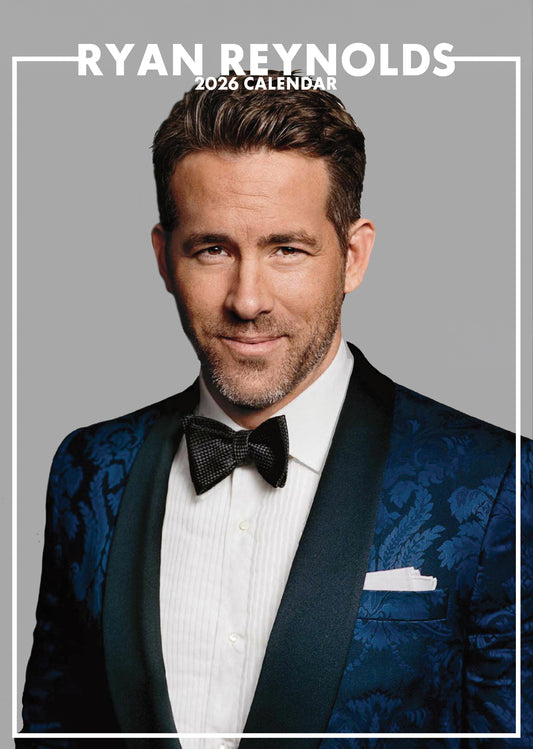 Ryan Reynolds Calendar 2026 – A Year with Hollywood’s Funniest Leading Man