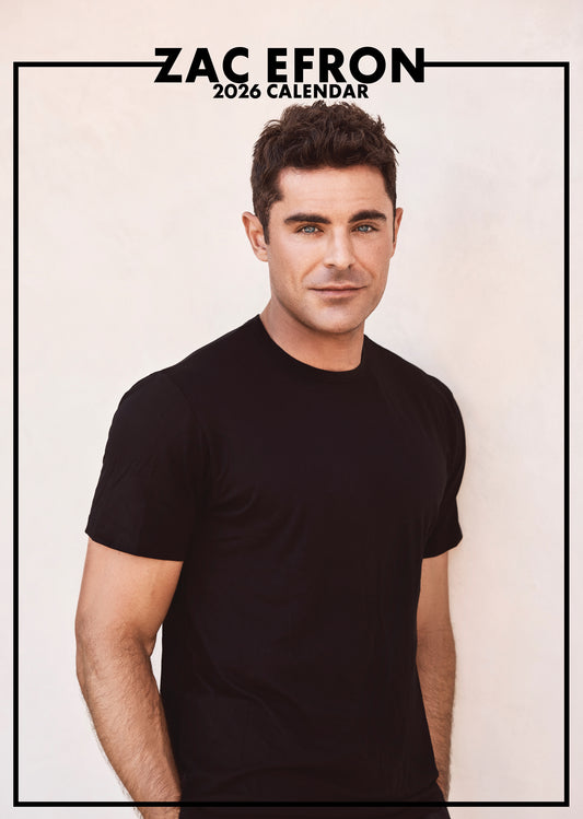 Zac Efron Calendar 2026 – A Year of Charm, Style & Hollywood Star Power