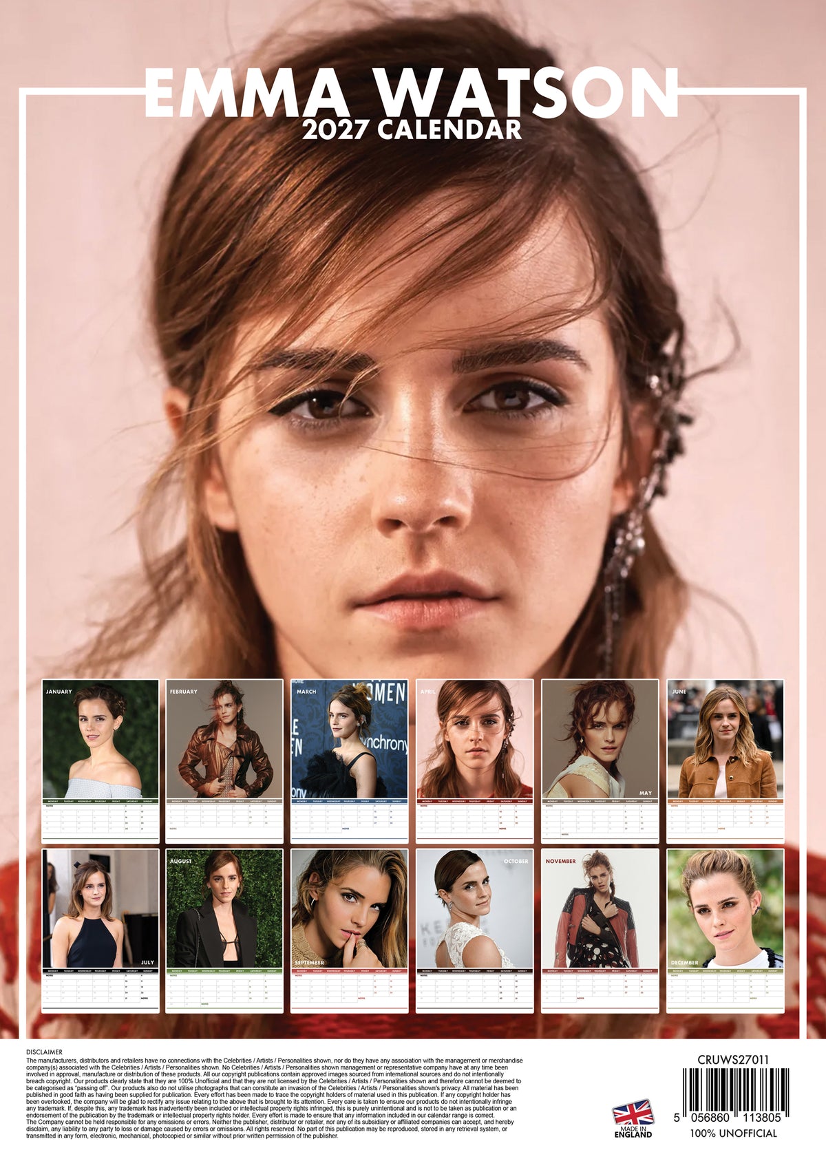 Emma Watson Calendar 2027