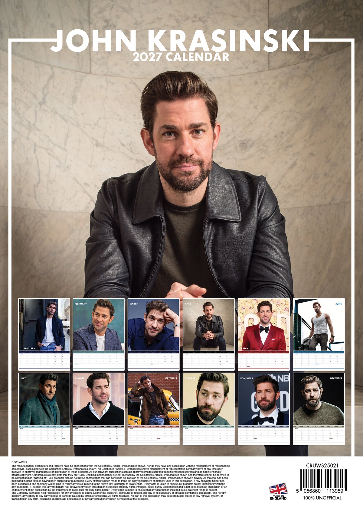 John Krasinski Calendar 2027
