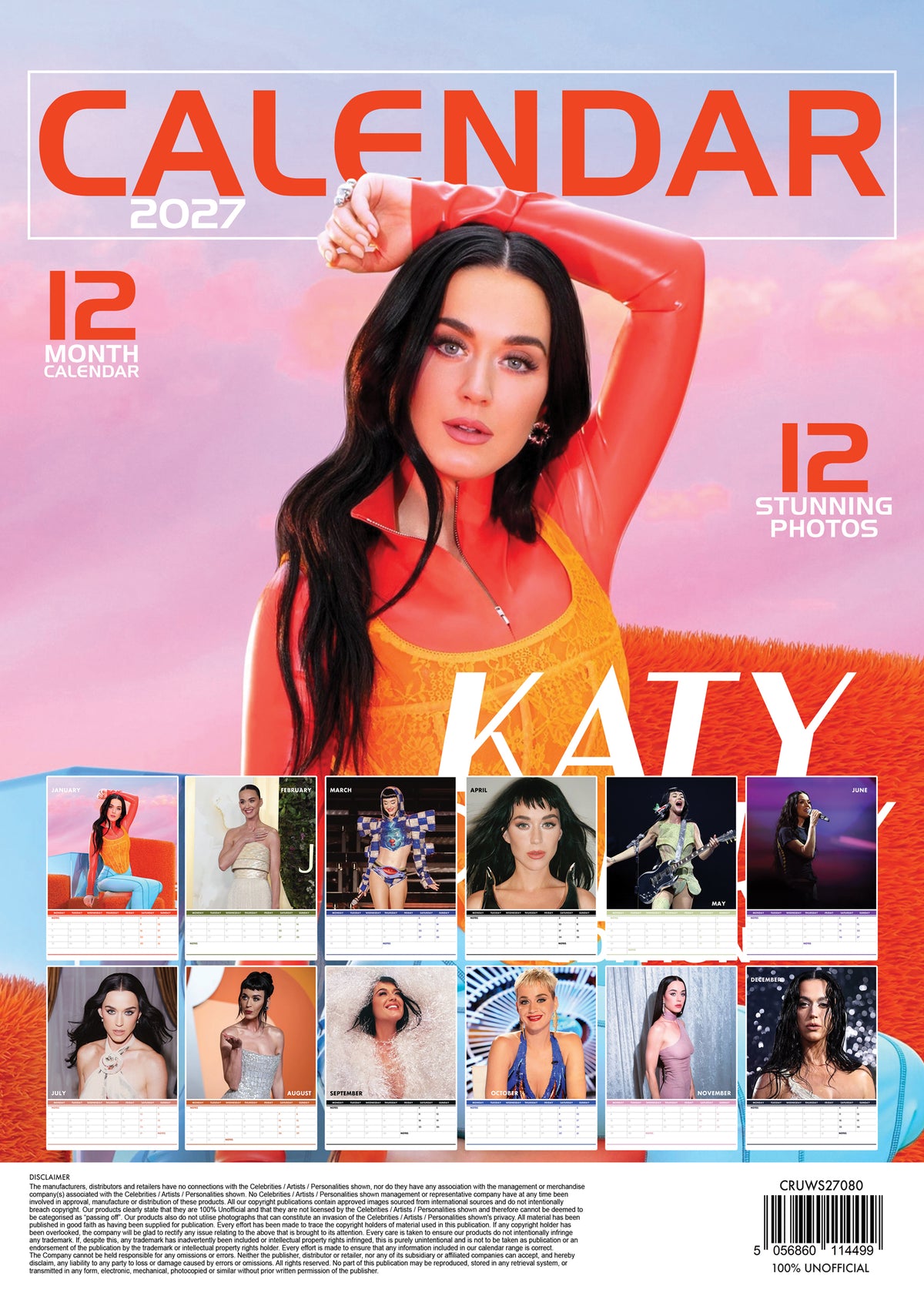 Katy Perry Calendar 2027