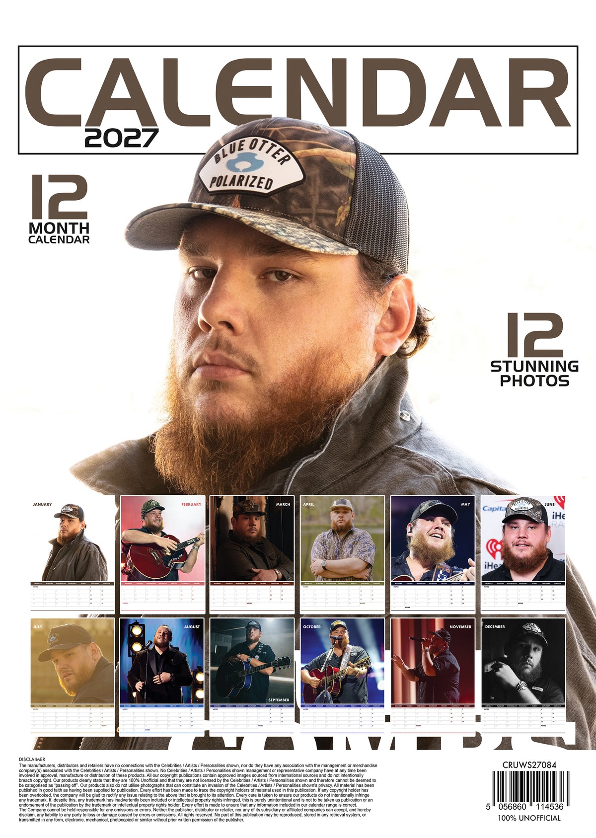Luke Combs Calendar 2027