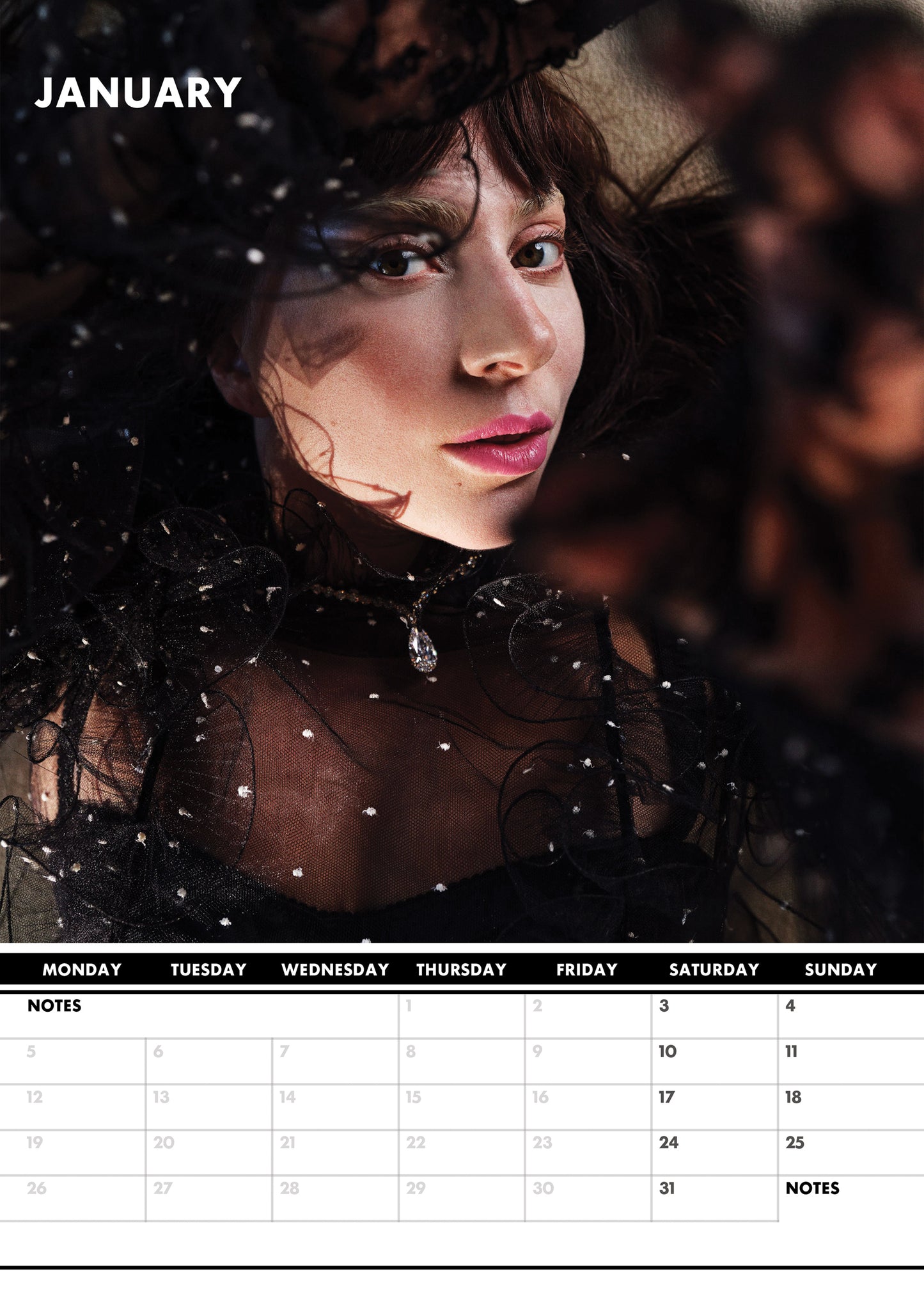 Lady Gaga Calendar 2026 – A Year of Iconic Pop Artistry