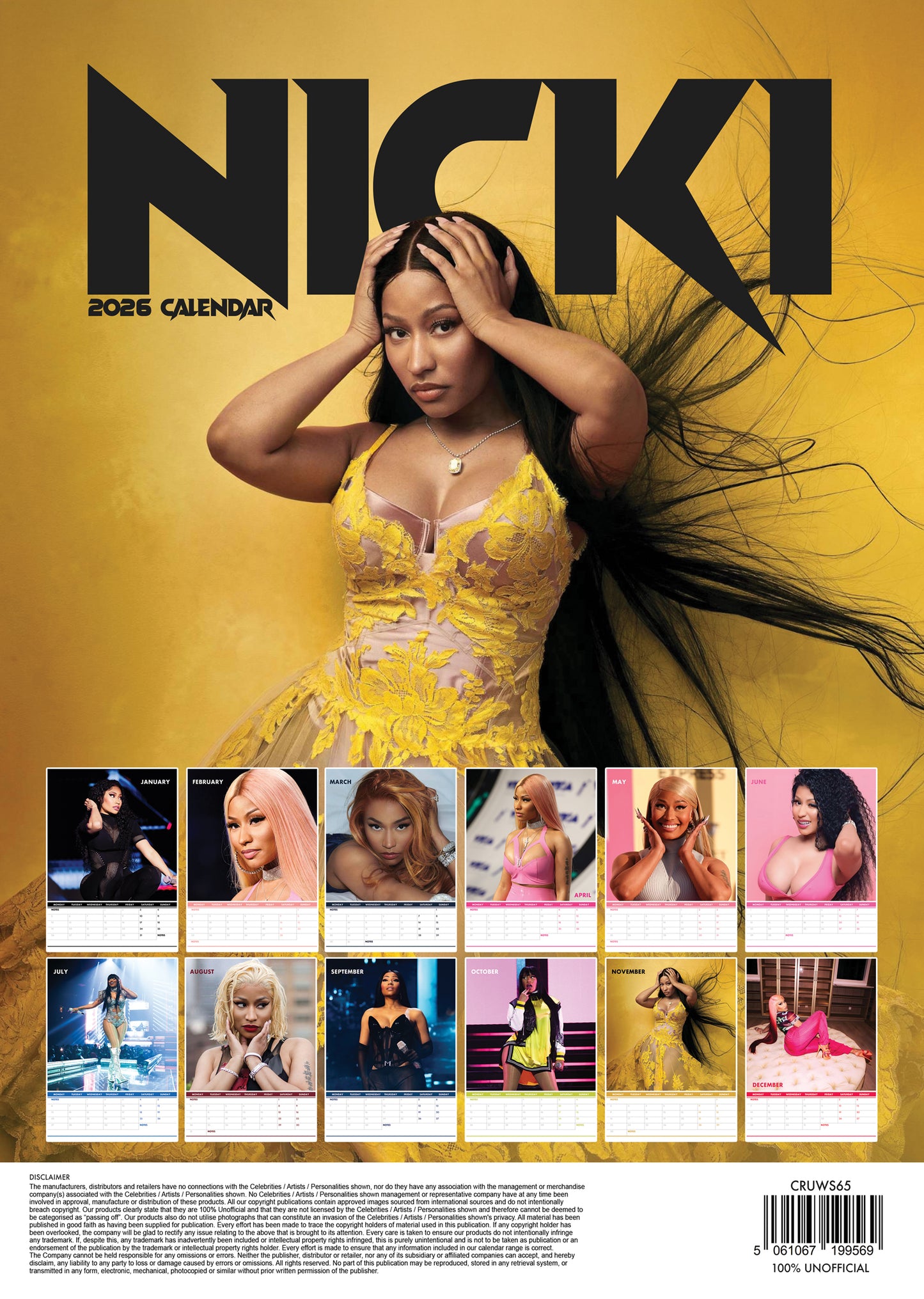 Nicki Minaj Calendar 2026 – Celebrate the Queen of Rap