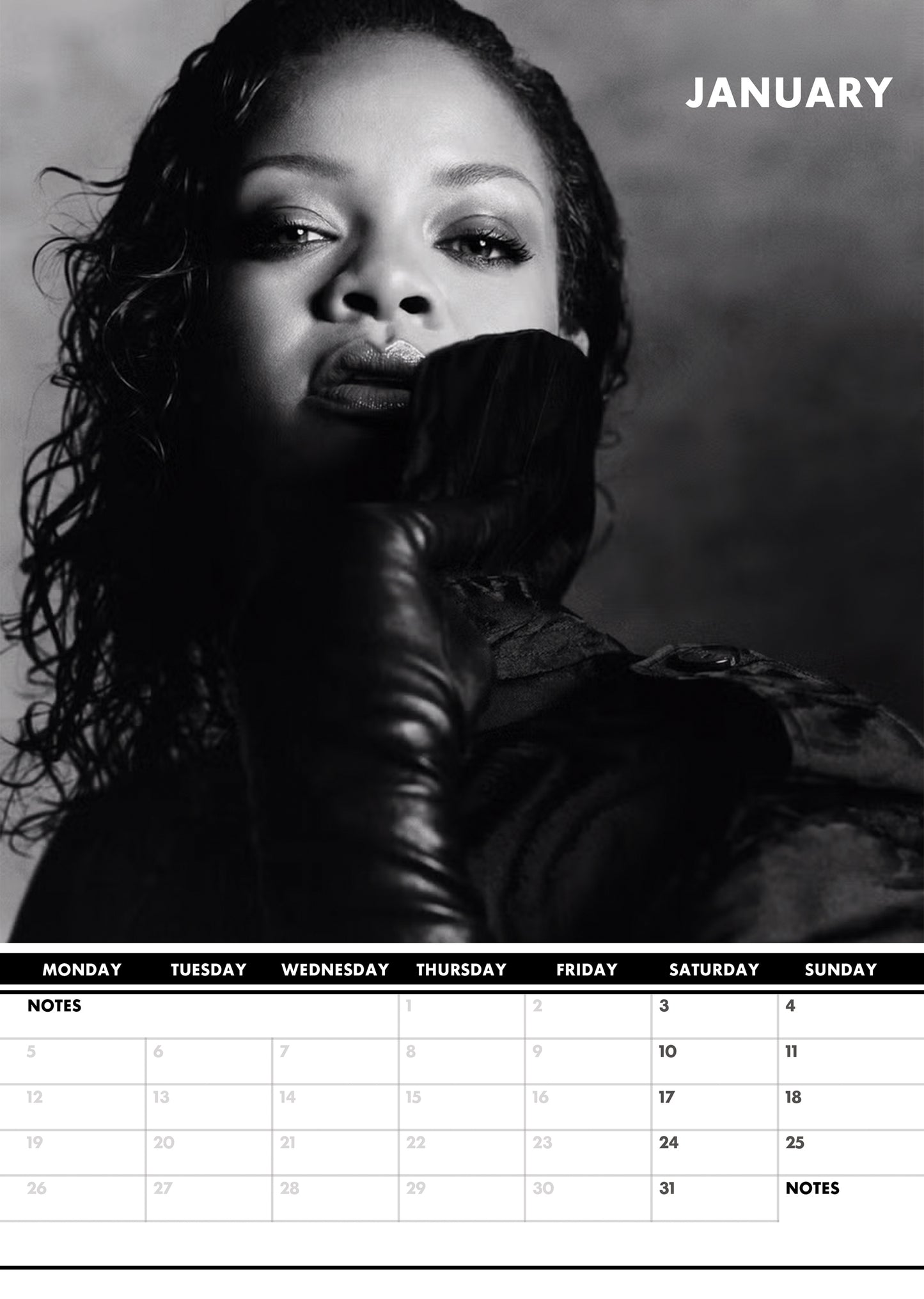 Rihanna Calendar 2026 – A Fierce & Fabulous Year with the Ultimate Icon