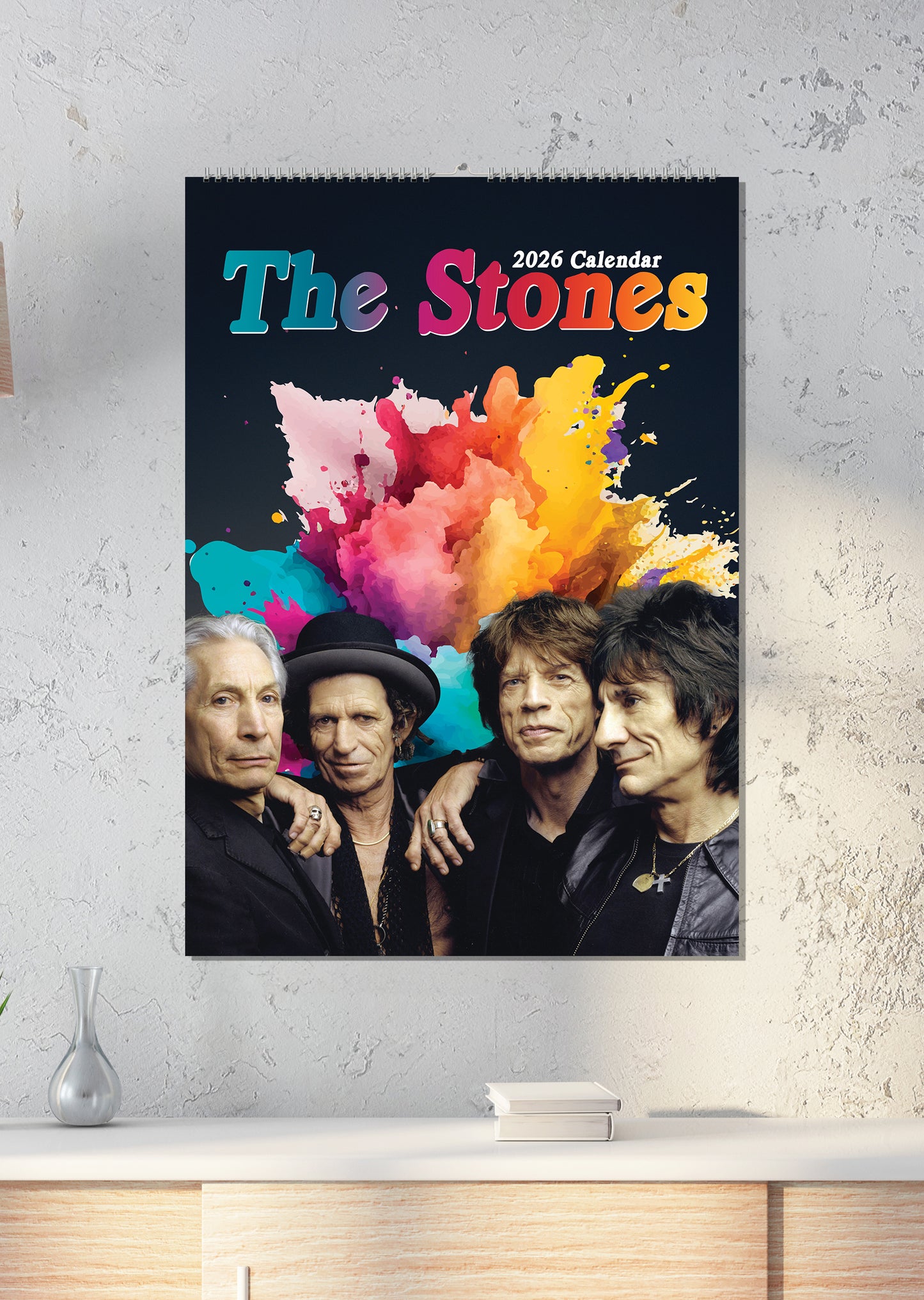 The Rolling Stones Calendar 2026 – Rock Through the Year with Legends of Music