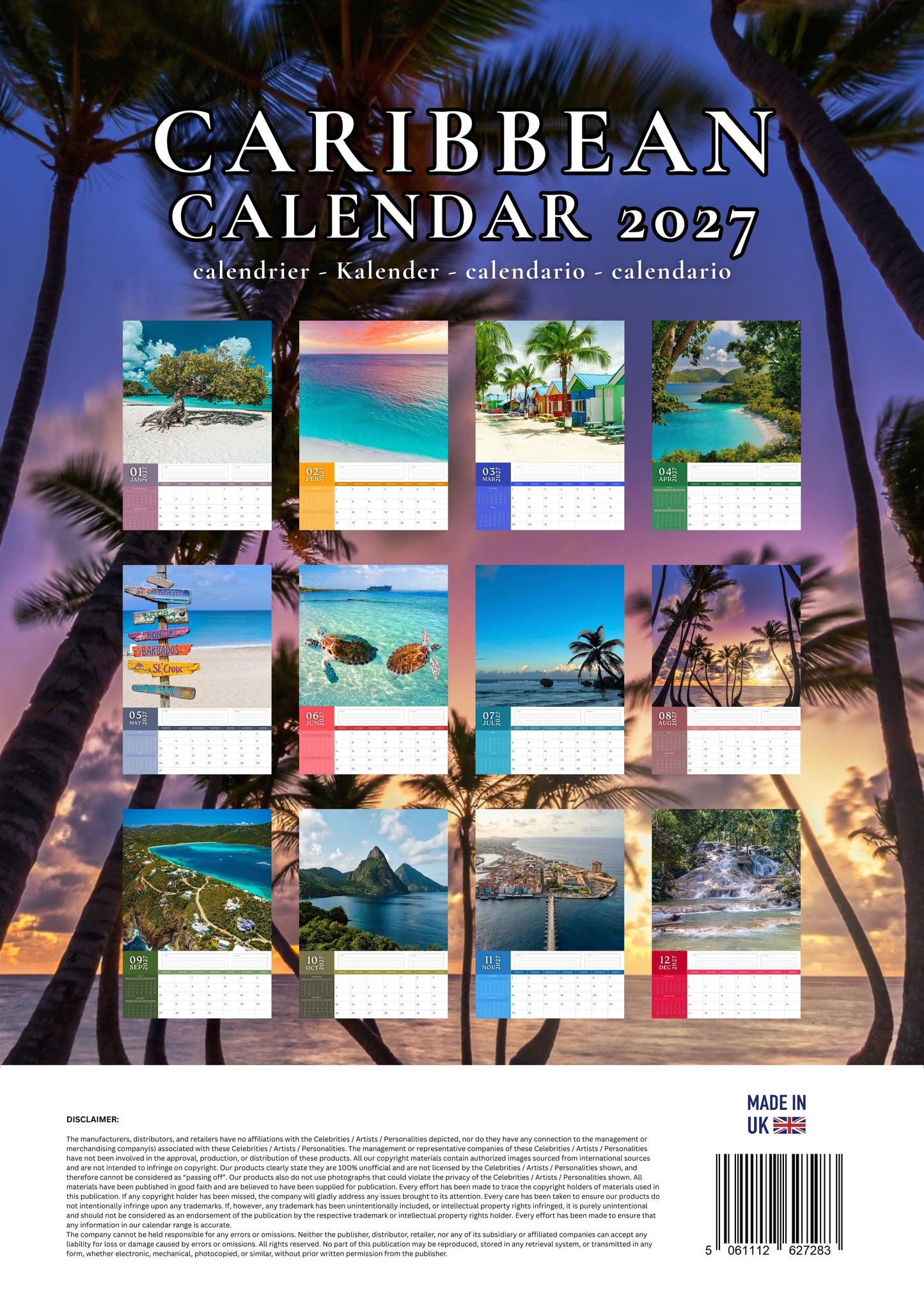 Caribbean Calendar 2027 – M-PRA Range