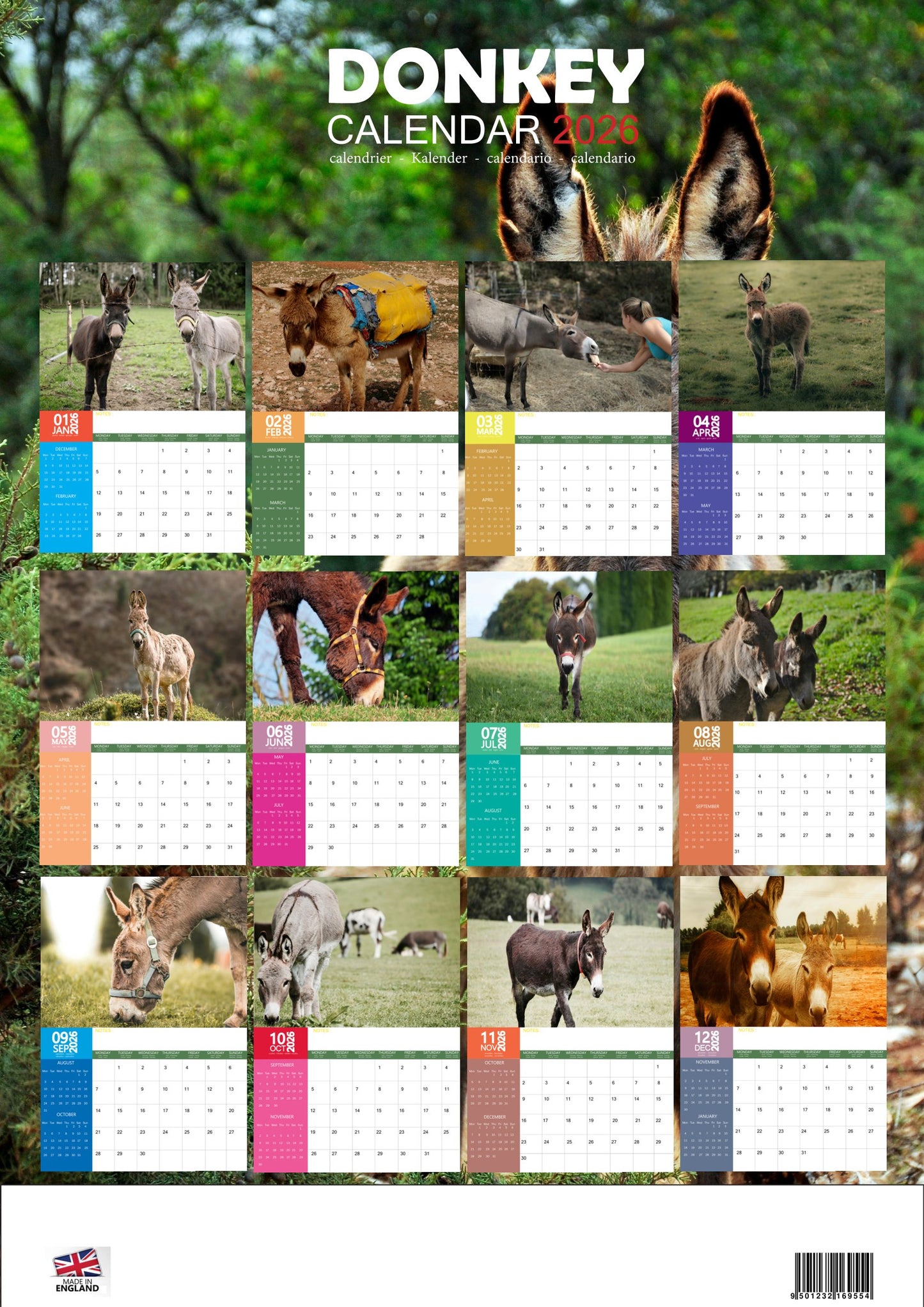 Donkey Calendar 2026 – M-PRA Range