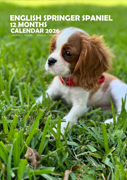 English Springer Spaniel Dog Calendar 2026 – M-PRA Range