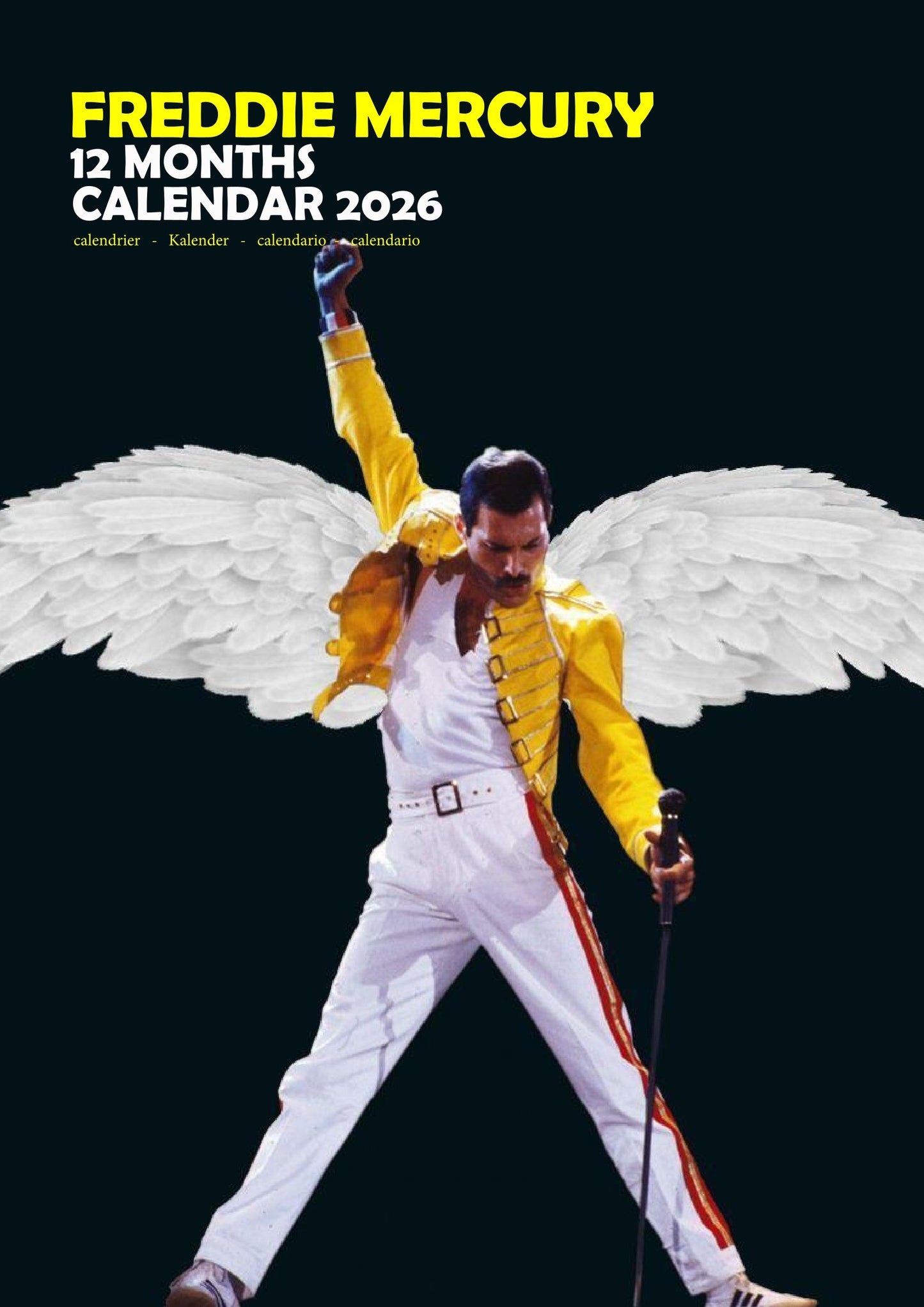 Freddie Mercury Music Calendar 2026 – M-PRA Range