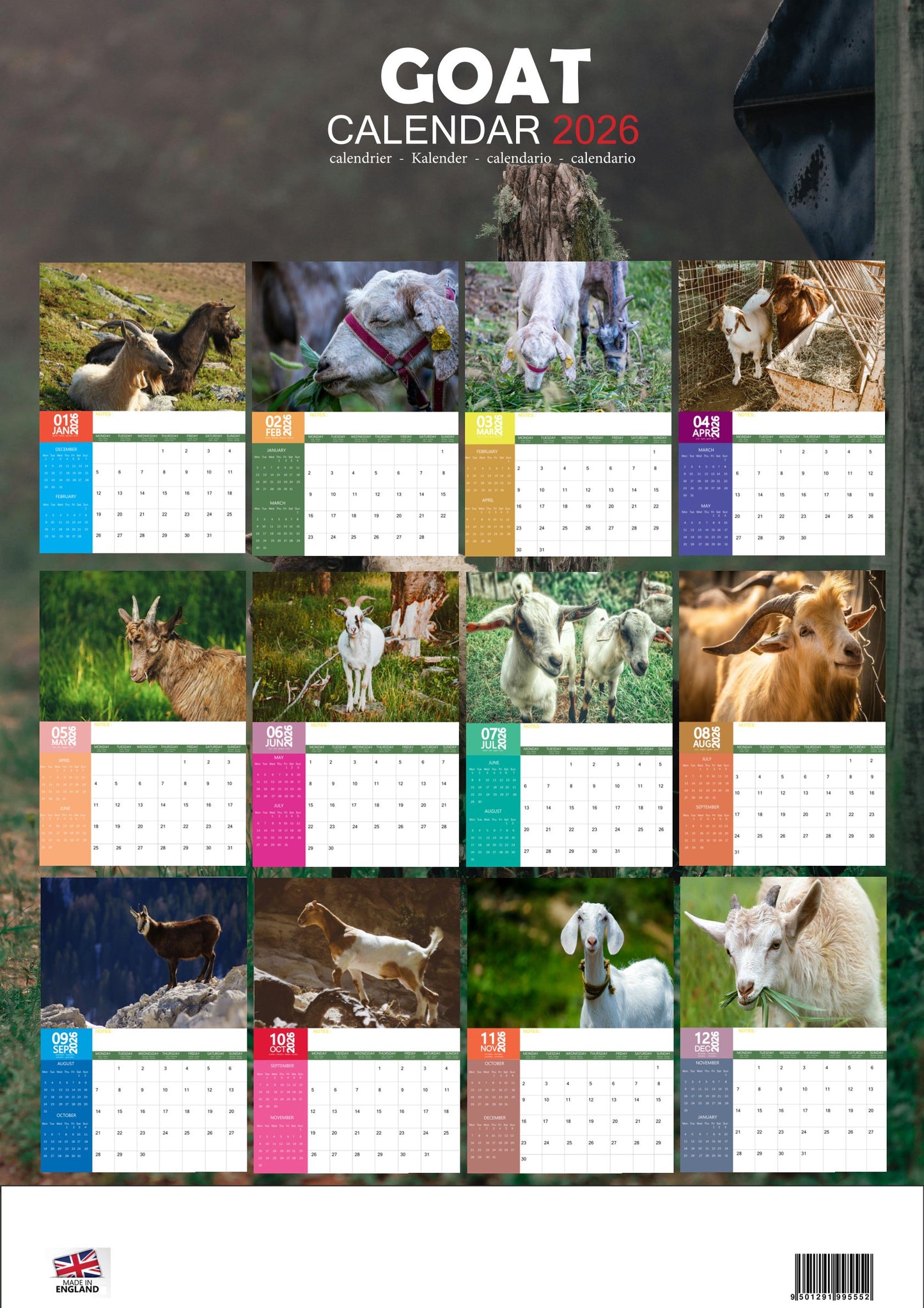 Goat Calendar 2026 – M-PRA Range