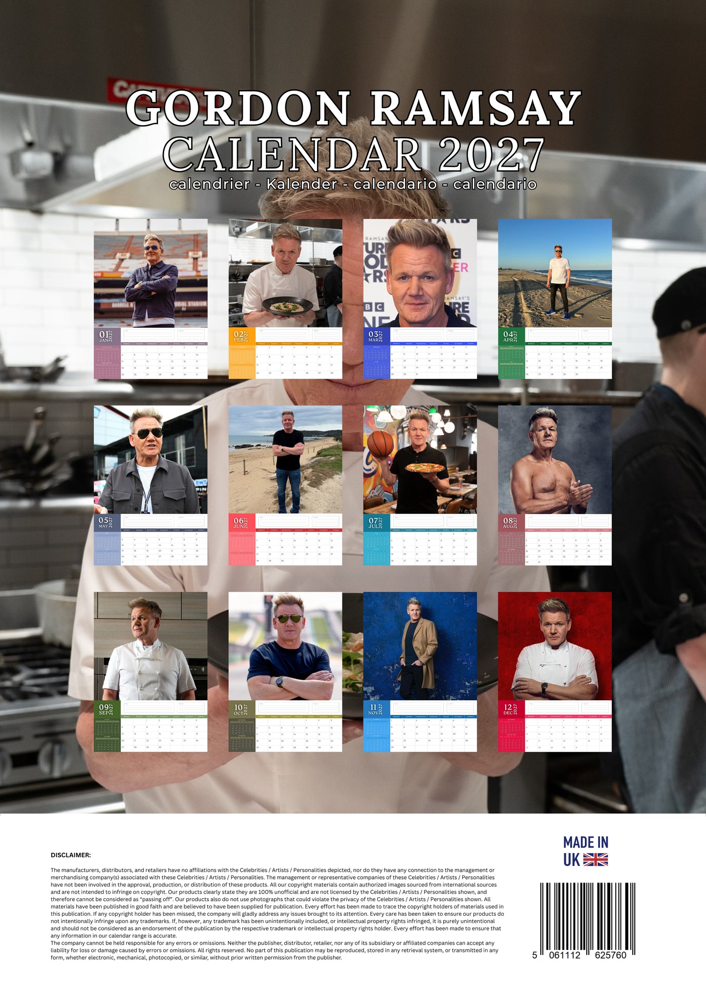 Gordon Ramsay Calendar 2027 – M-PRA Range