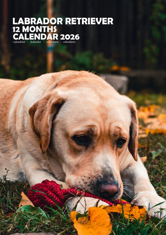 Labrador Retriever Dog Calendar 2026 – M-PRA Range