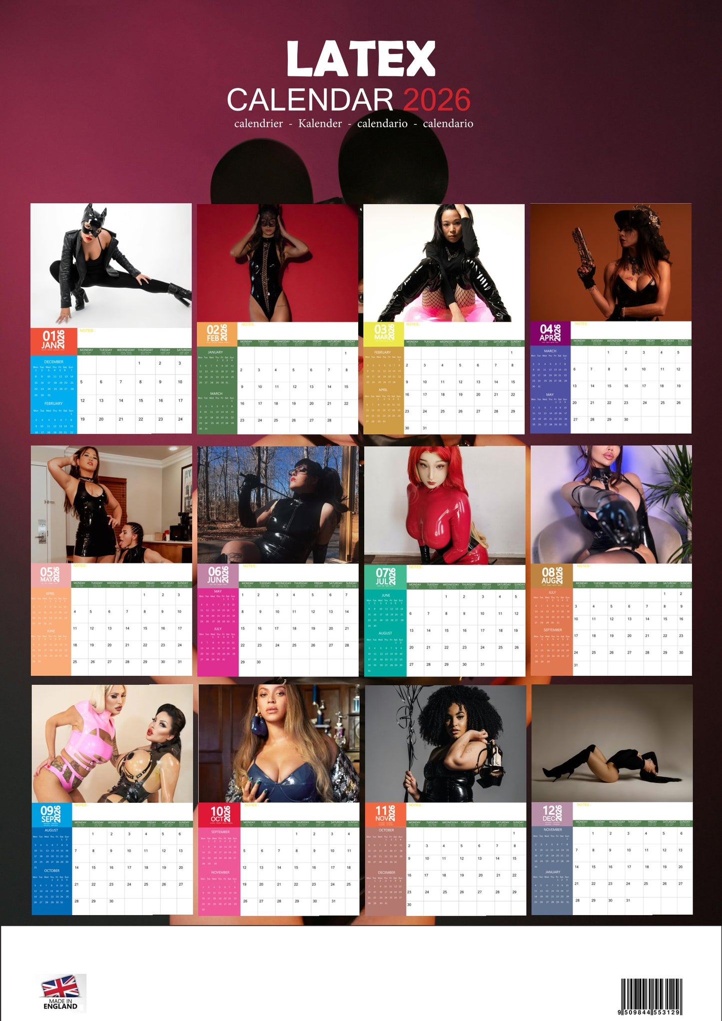 Latex Calendar 2026 – M-PRA Range