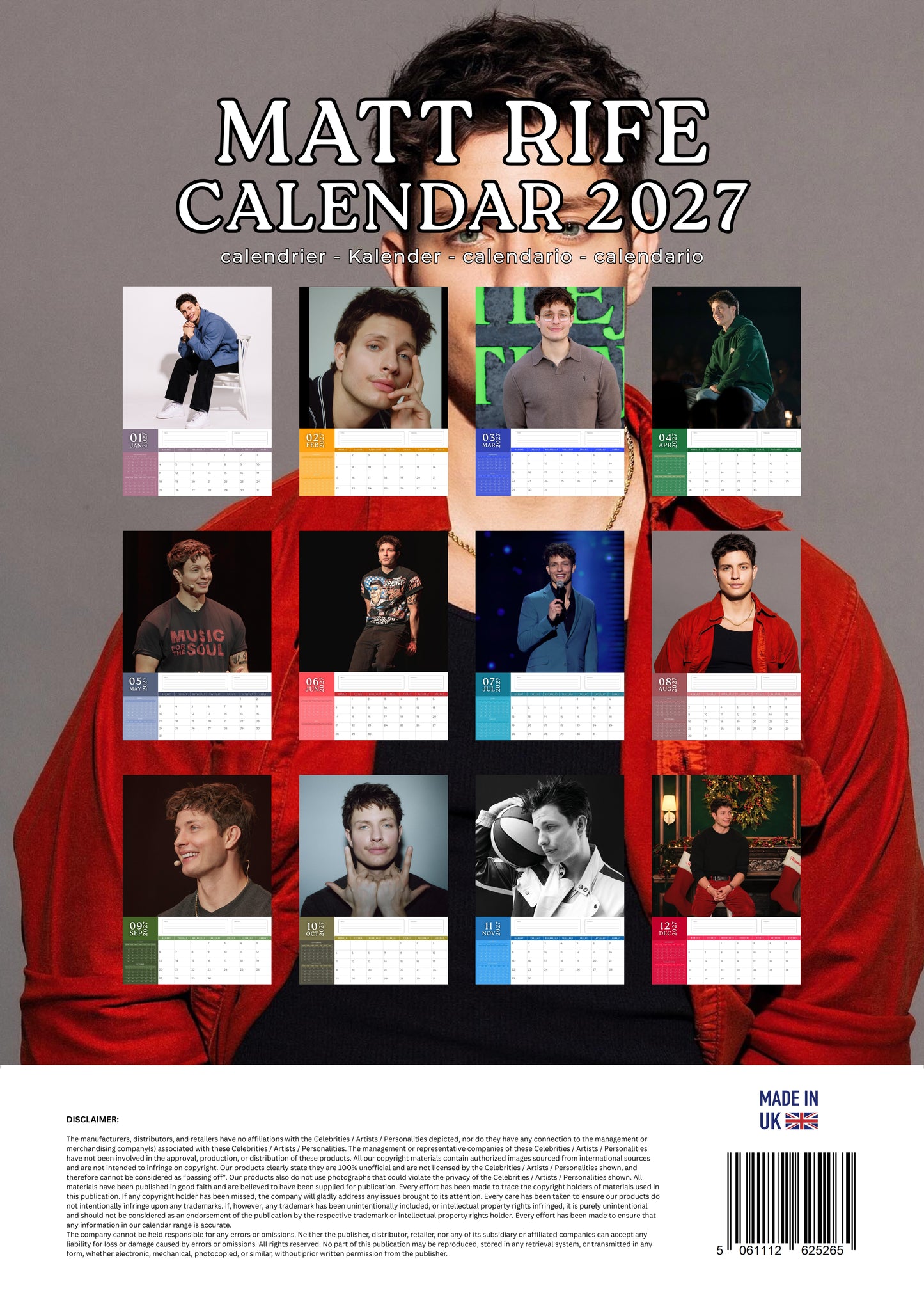 Matt Rife Calendar 2027 – M-PRA Range
