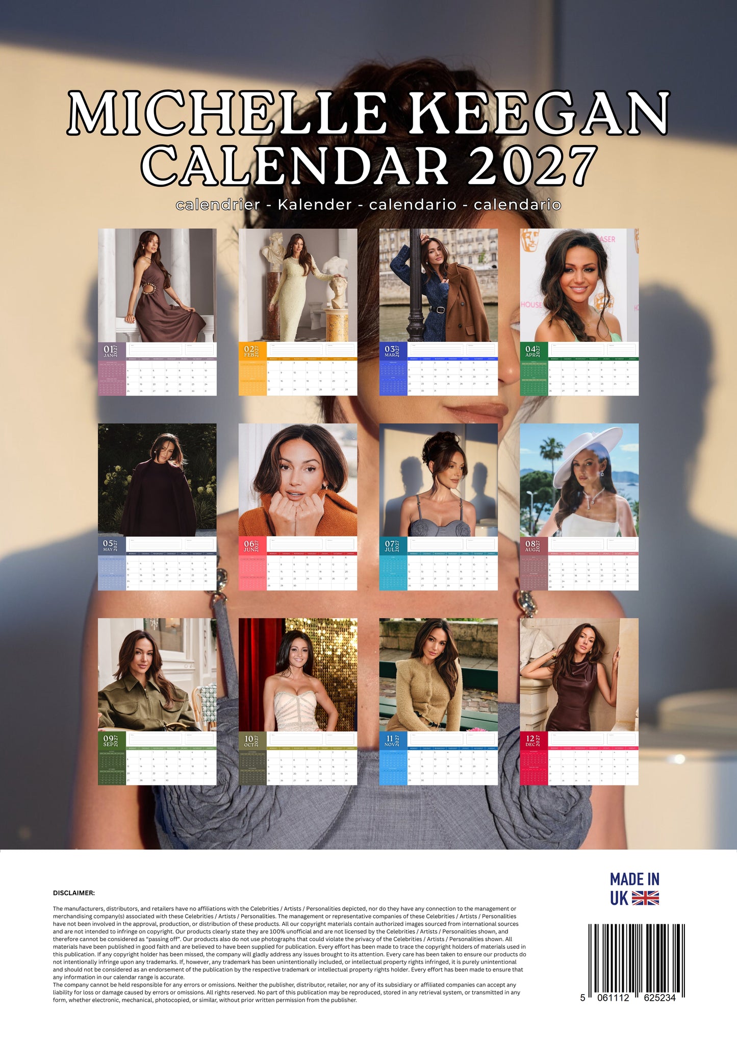 Michelle Keegan Calendar 2027 – M-PRA Range
