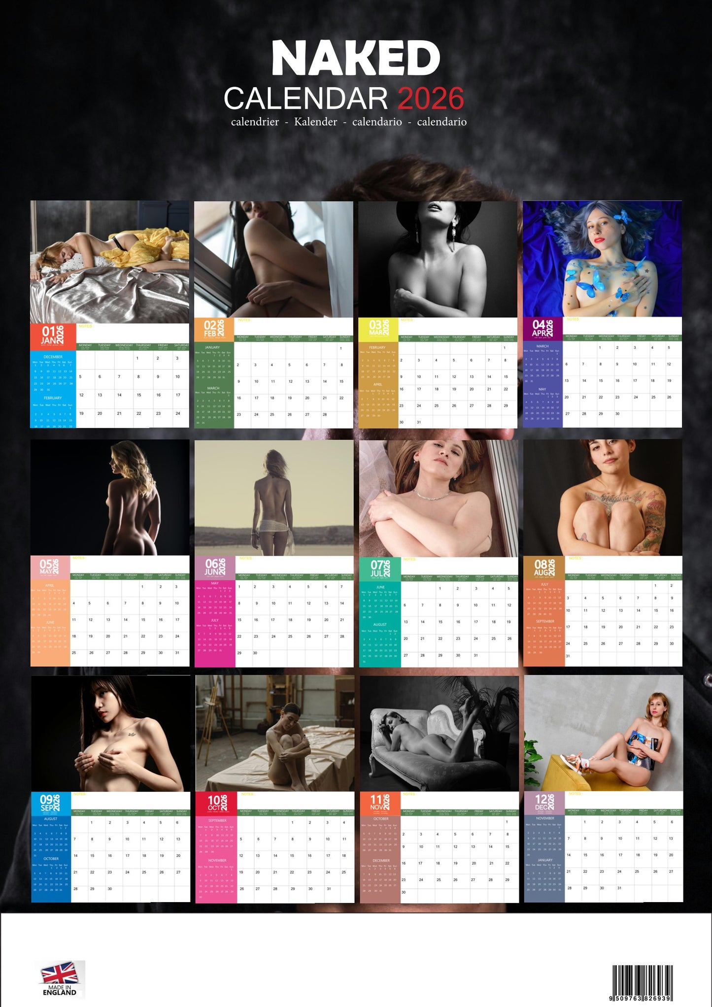 Naked Calendar 2026 – M-PRA Range