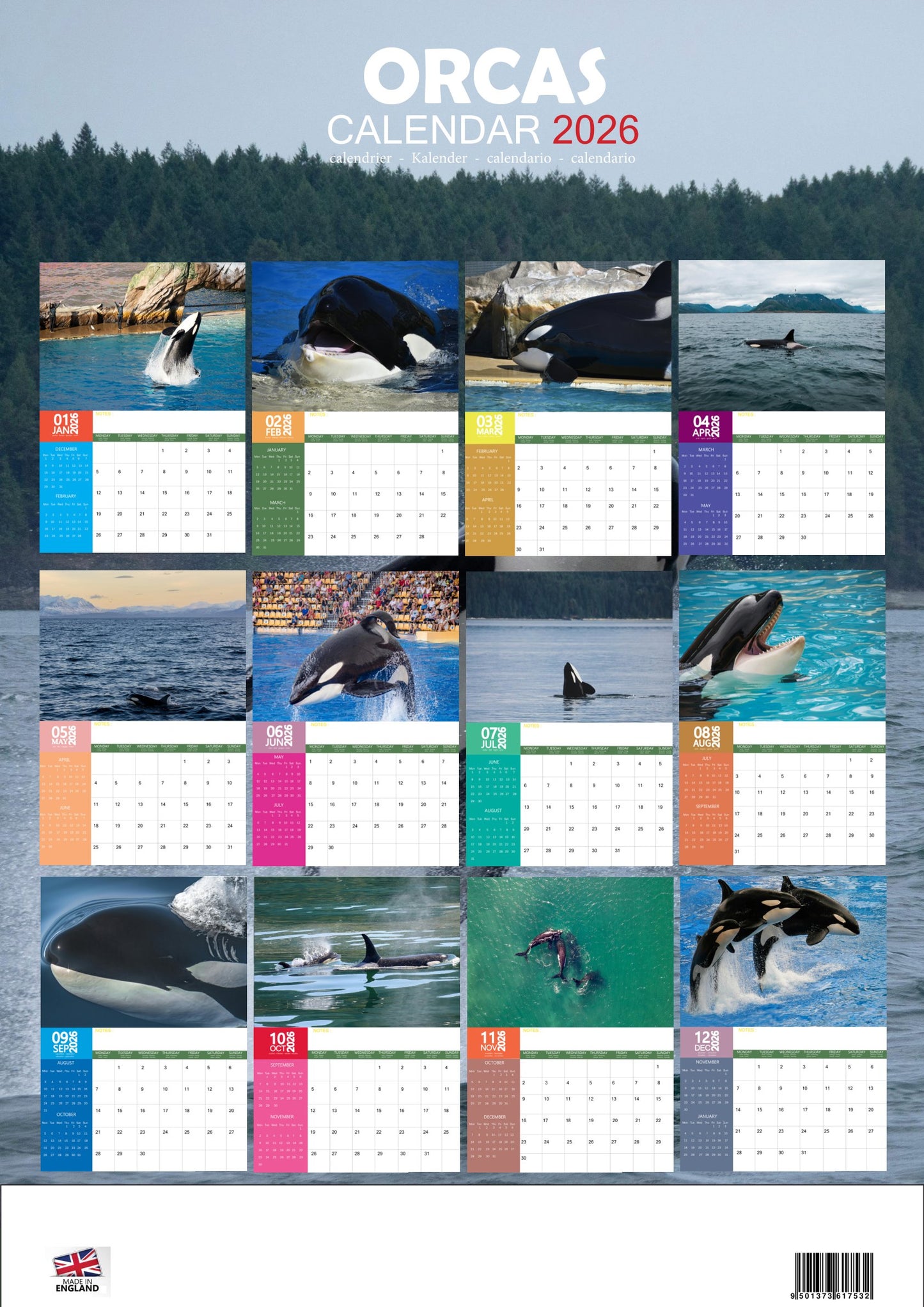 Orcas Calendar 2026 – M-PRA Range