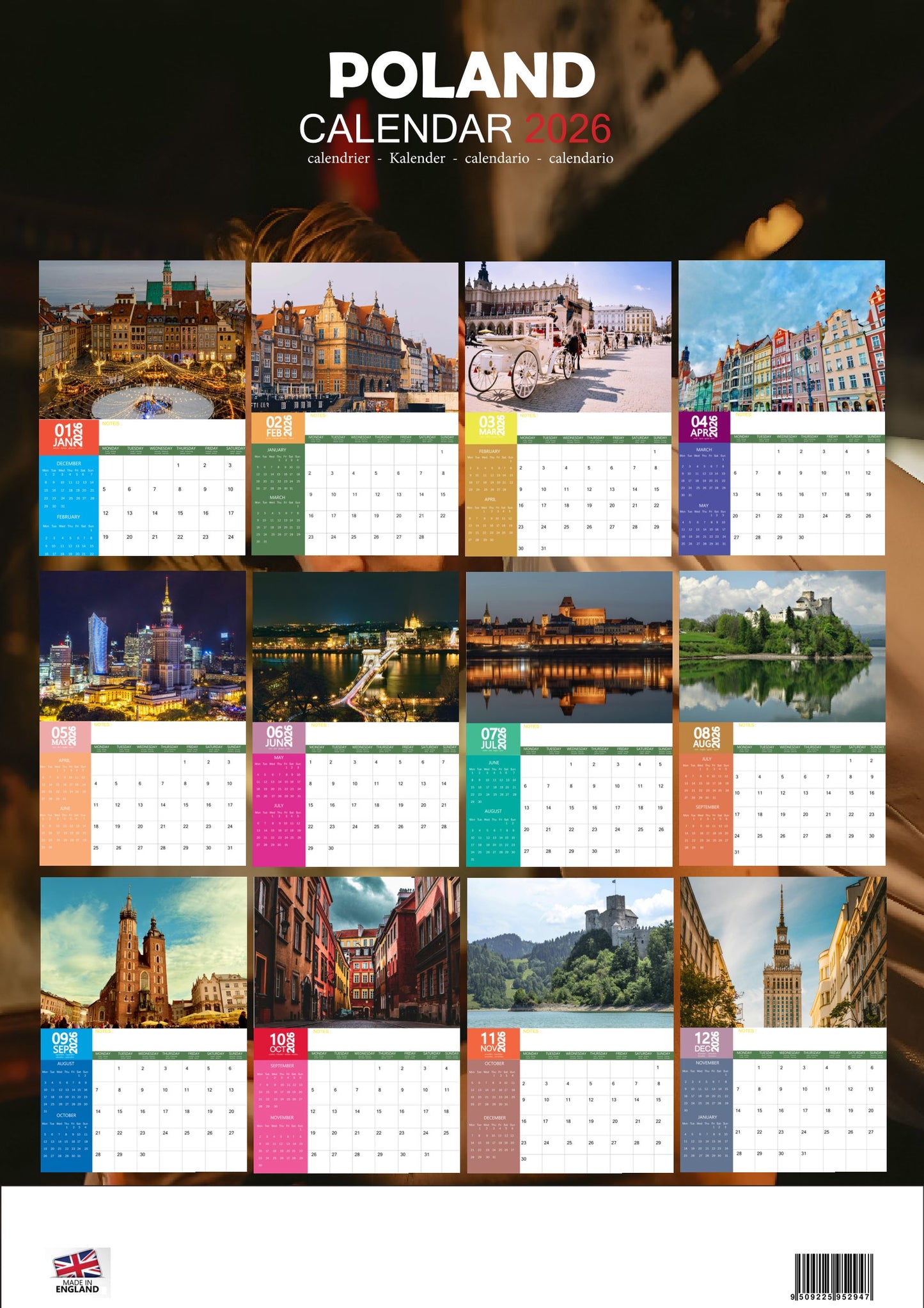 Poland Calendar 2026 – M-PRA Range